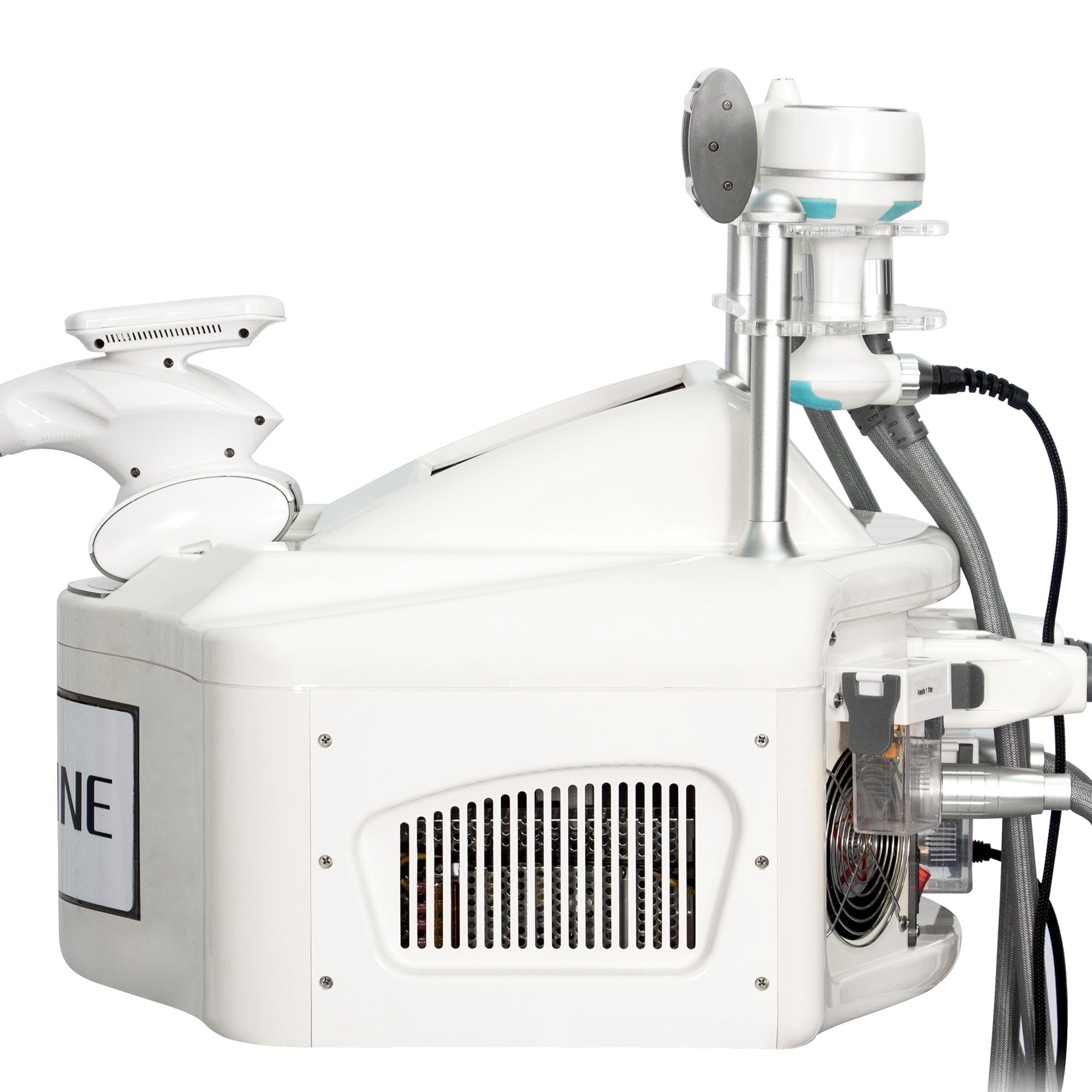 Masajeador multifuncional V-NINE 5 en 1 con rodillos automáticos | Tratamientos de modelado corporal y facial, reafirmación de la piel y cuidado de los ojos para salones de belleza y spas.
