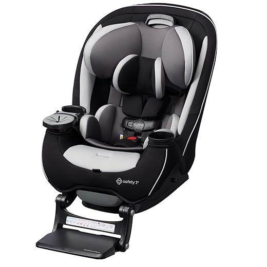 Safety 1st Grow and Go Extend ‘n Ride LX All-in-One Convertible Car Seat, Black Pepper