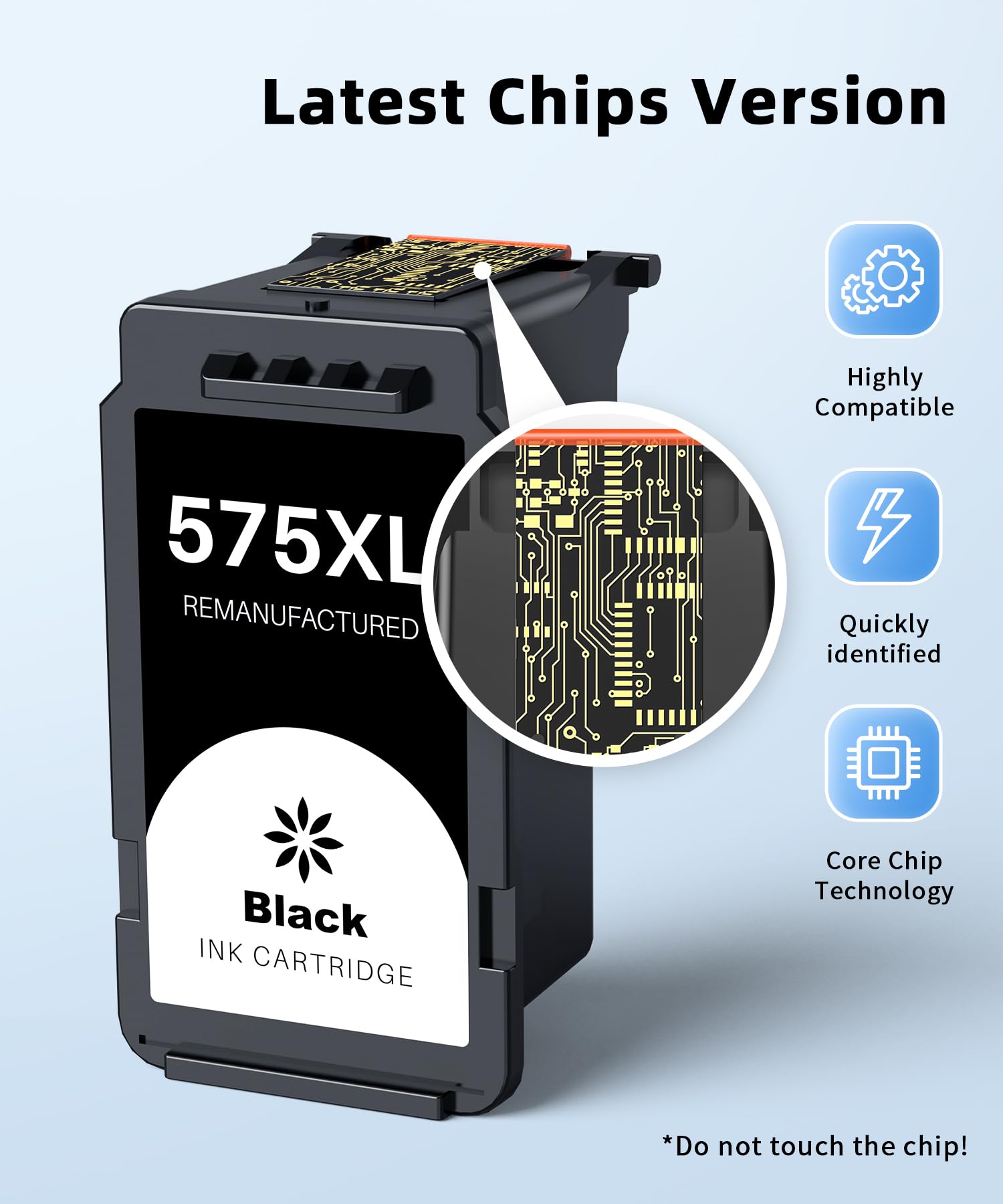 Q-image PG-575XL CL-576XL Cartucce d'inchiostro Sostituzione per Cartucce Canon 575 576 XL per 575XL 576XL per Canon TR4755i TR4756i TS3752i TS3751i TS3550i TS3551i TS3750i TR4750i TR4751i