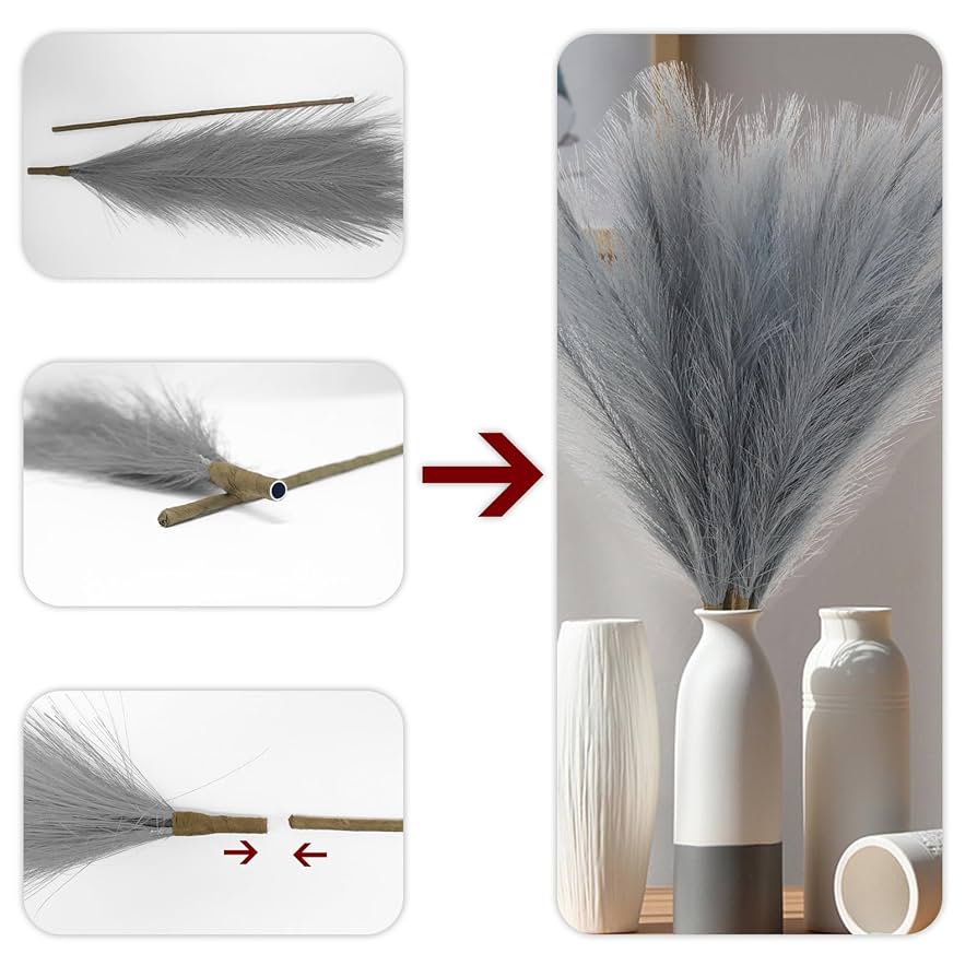 値下げ中‼️パンパスグラス　３０本 Amazon.co.jp: MAKHOT パープル パンパスグラス 装飾 トール