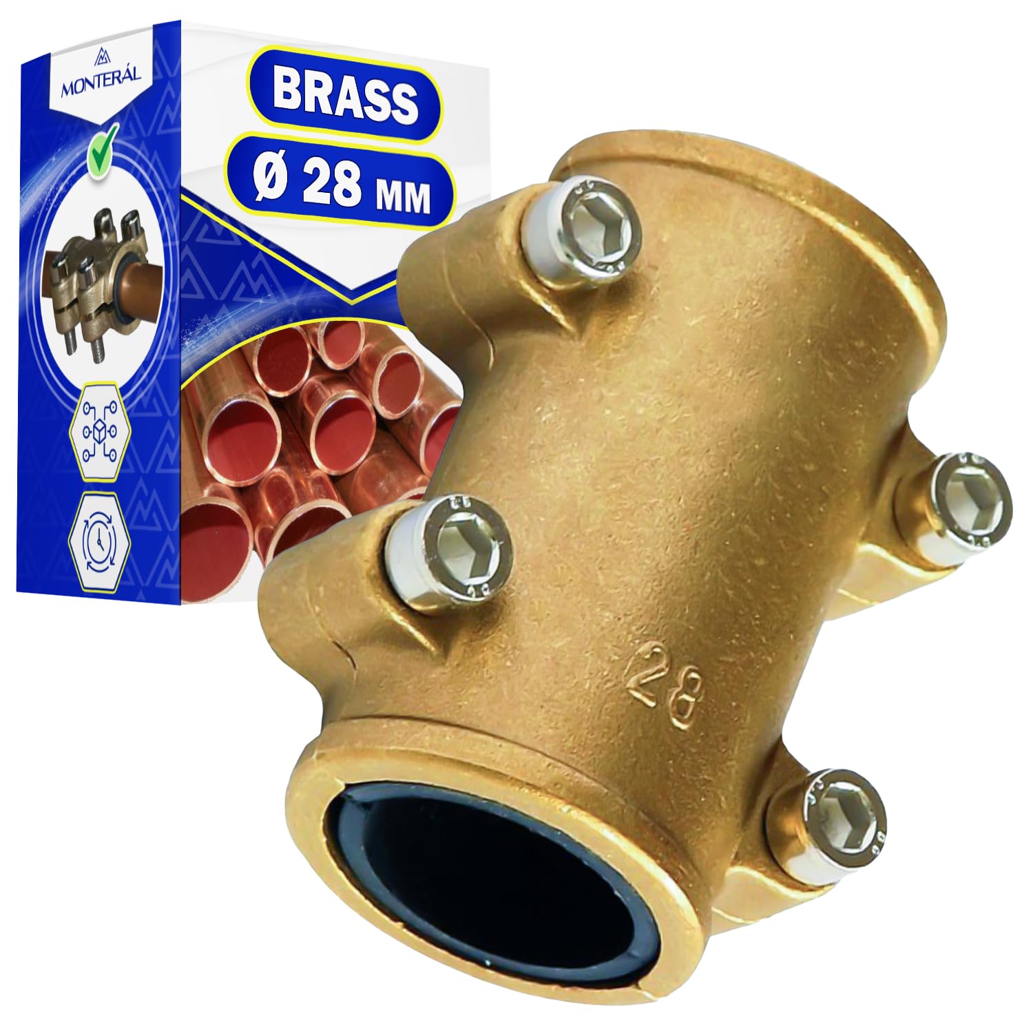 Suapouen Lot De 3 Colliers De Serrage En Alliage De Cuivre Pour