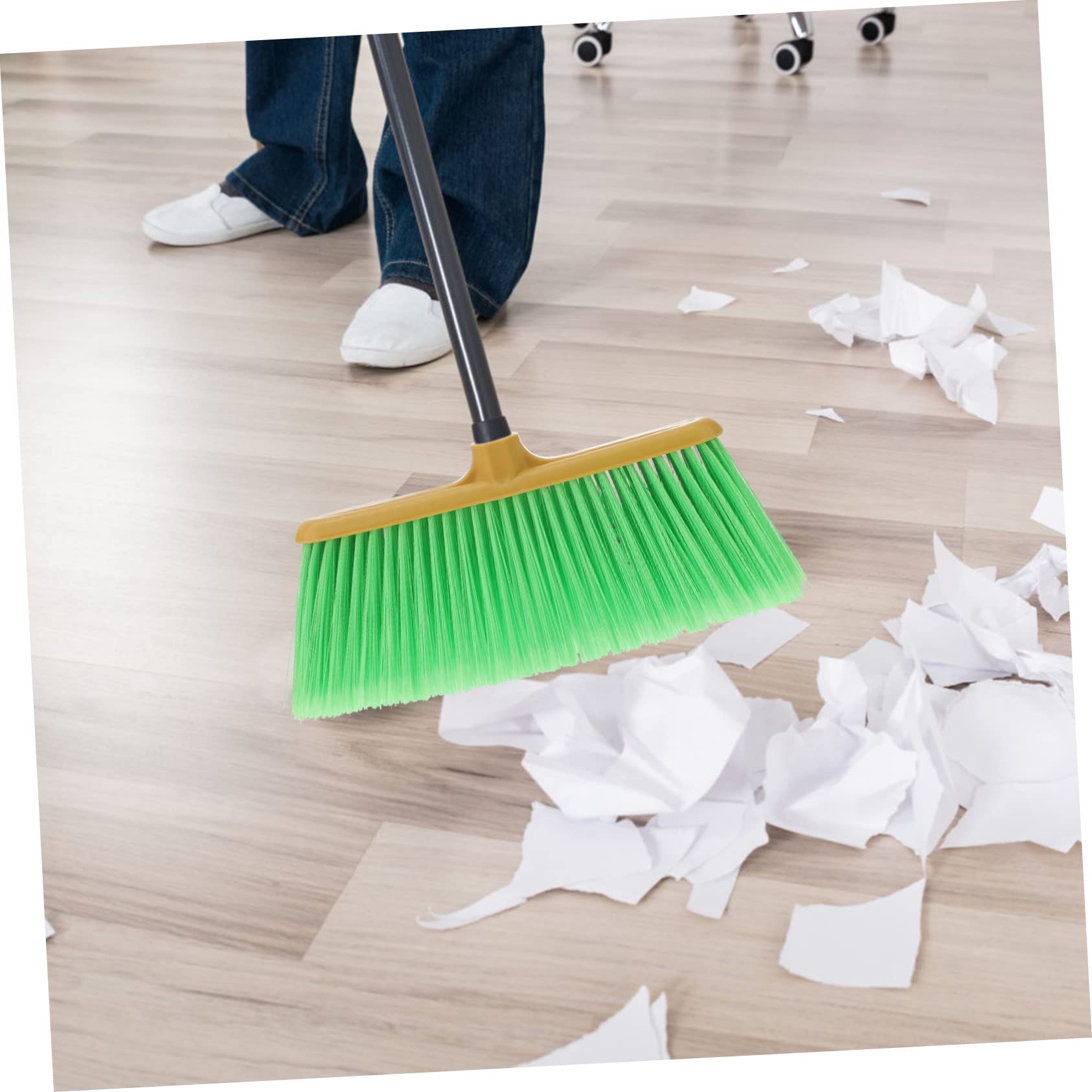 minkissy Broom Head Only Replacement for Household Cleaning Broom Thick Bristles