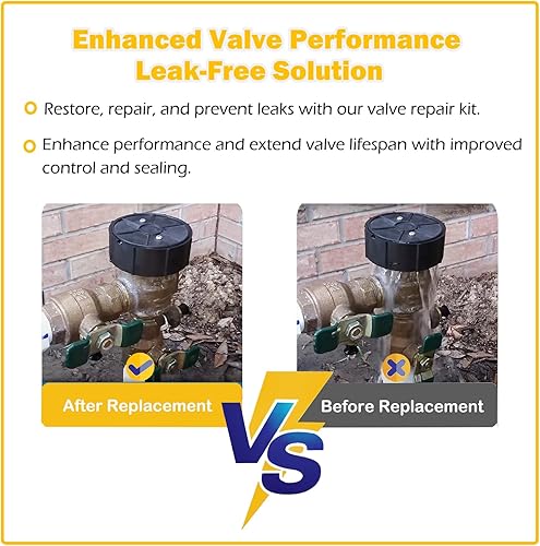 Miniatura 5 de E-cowlboy Repuesto para Watts 0887718 Kit de conversión de reflujo para 1 pulgada 800M4-QT, conversión a 800M4-FR resistente a la congelación, juego