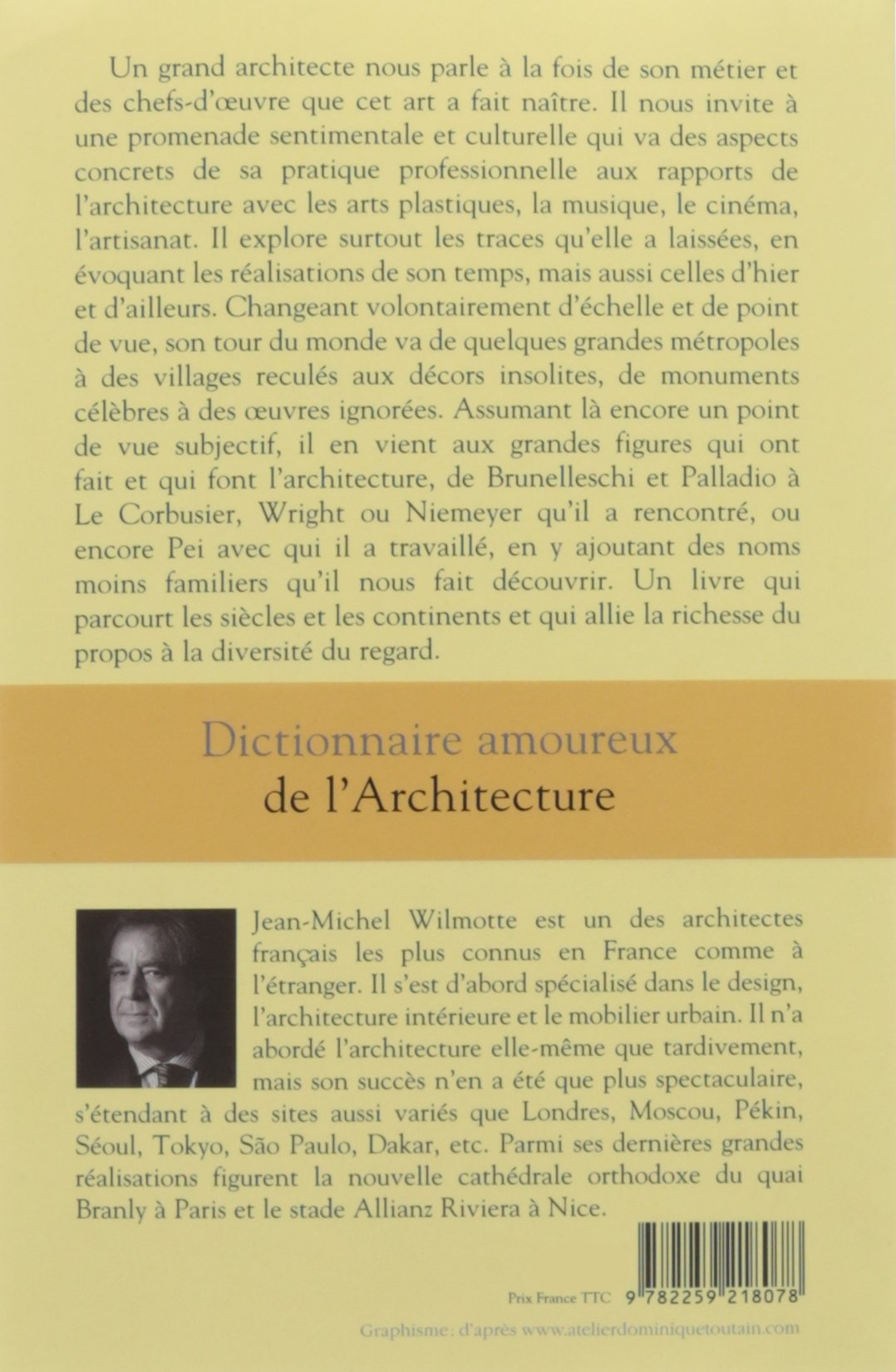 DICT AMOUREUX DE L'ARCHITECTUR