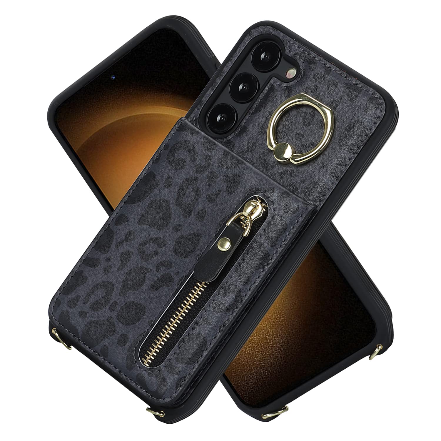 Amazon.co.jp: S23 galaxy ケース ショルダー 手帳型 上下開 リング 