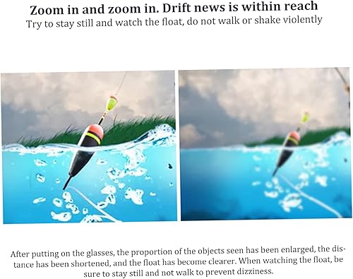 Miniatura 4 de Lupas ajustables 4X lupa antirreflejos para presbicia, personas mayores, ver televisión para lectura de baja visión, anteojos de lectura de pesca,