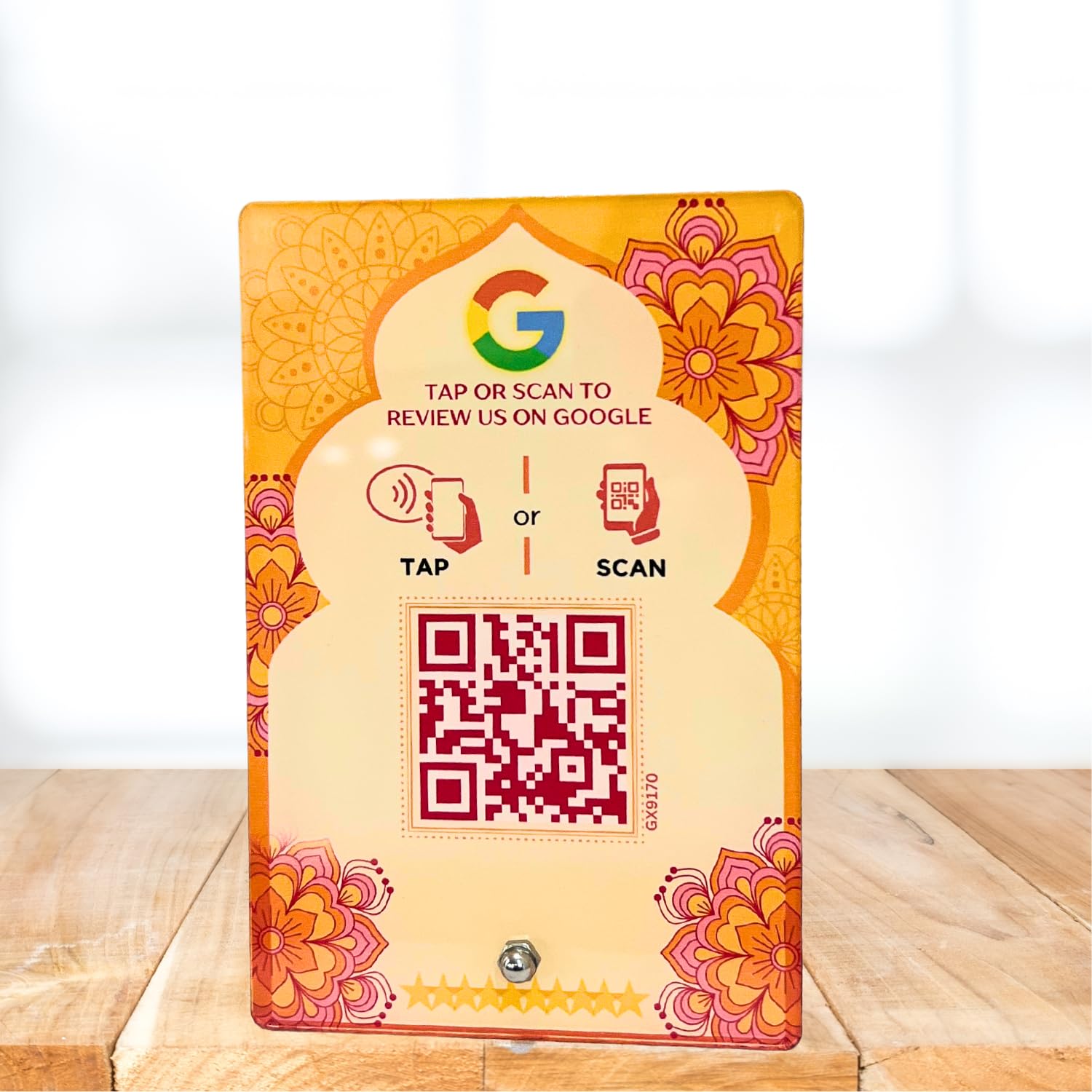 Diwali Edition Review NFC Standee with QR Code | Boost Business Reviews with Tap or Scan | Pre-Configured | UV Printed Acrylic | 4 Inches x 6 Inches | With Dashboard (B0DGGVD3K5) Amazon Price History, Amazon Price Tracker