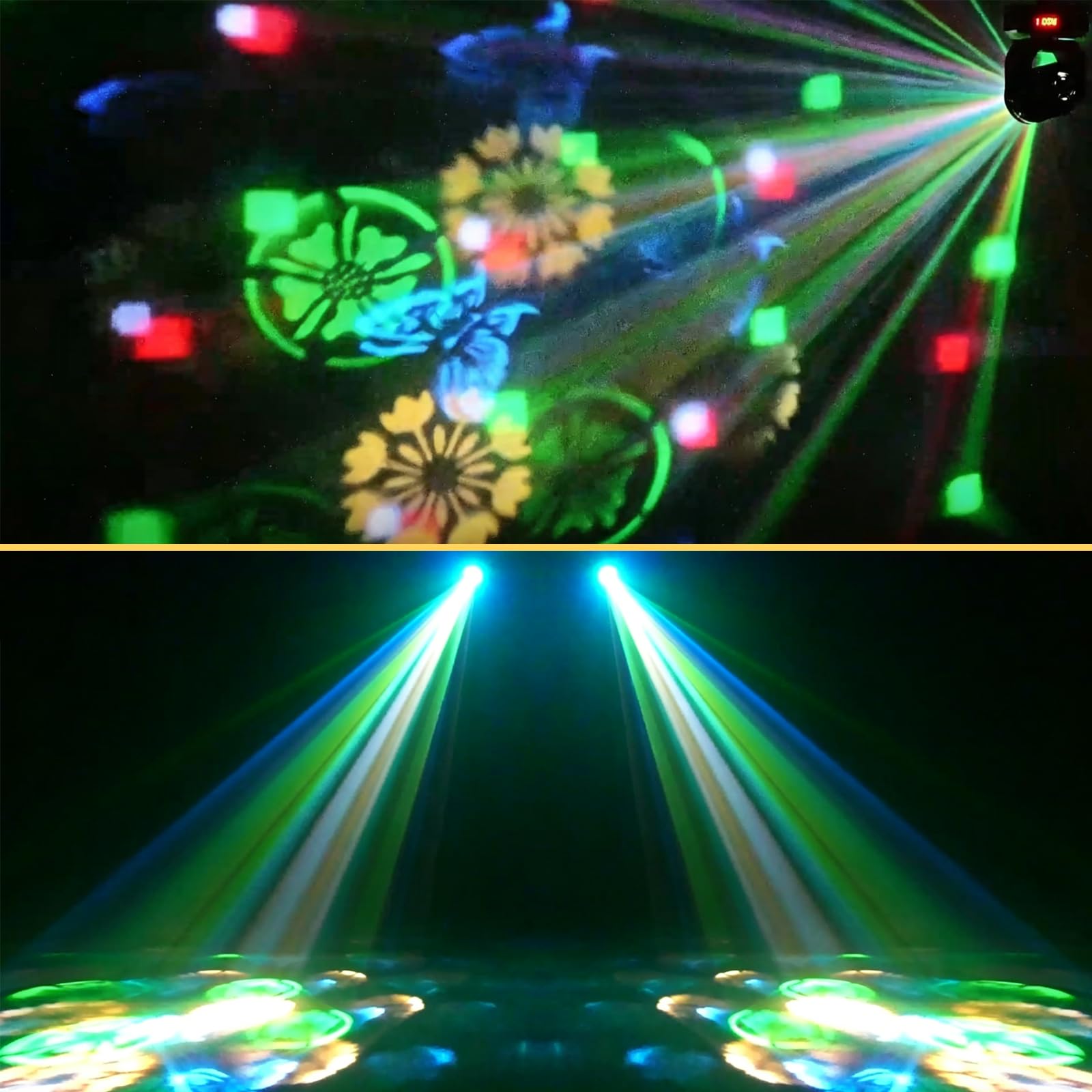 Luci a testa mobile per illuminazione DJ Mini Moving Head LED Spot Gobo modello proiettore luce palcoscenico per feste