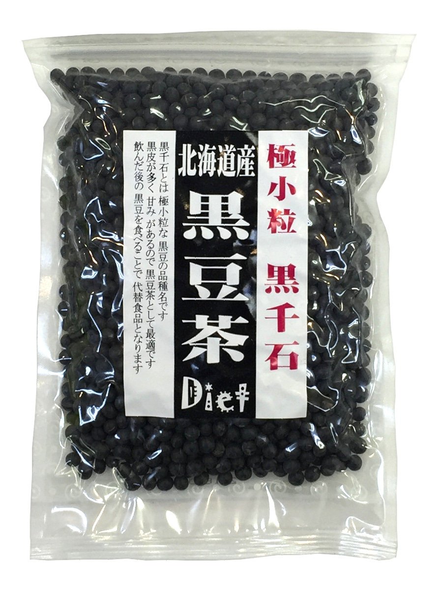 Amazon | 【国産】【黒千石大豆】北海道産 黒豆茶 200g 巣鴨のお茶屋