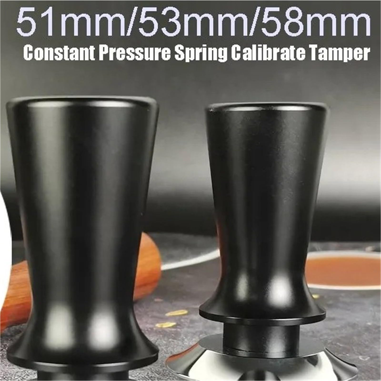 51 53 58mm Tamper Calibrato Molla, Compatibile Con Delonghi Breville