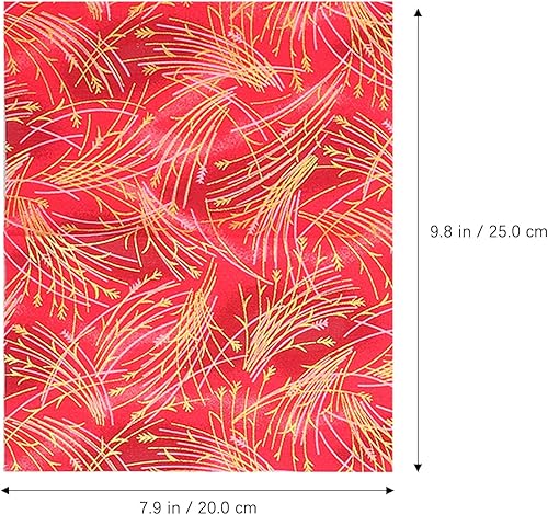 Miniatura 2 de PRETYZOOM 10 piezas de tela de algodón precortada, paquetes de tela precortada, estilo japonés, acolchado, costura floral, hojas precortadas para