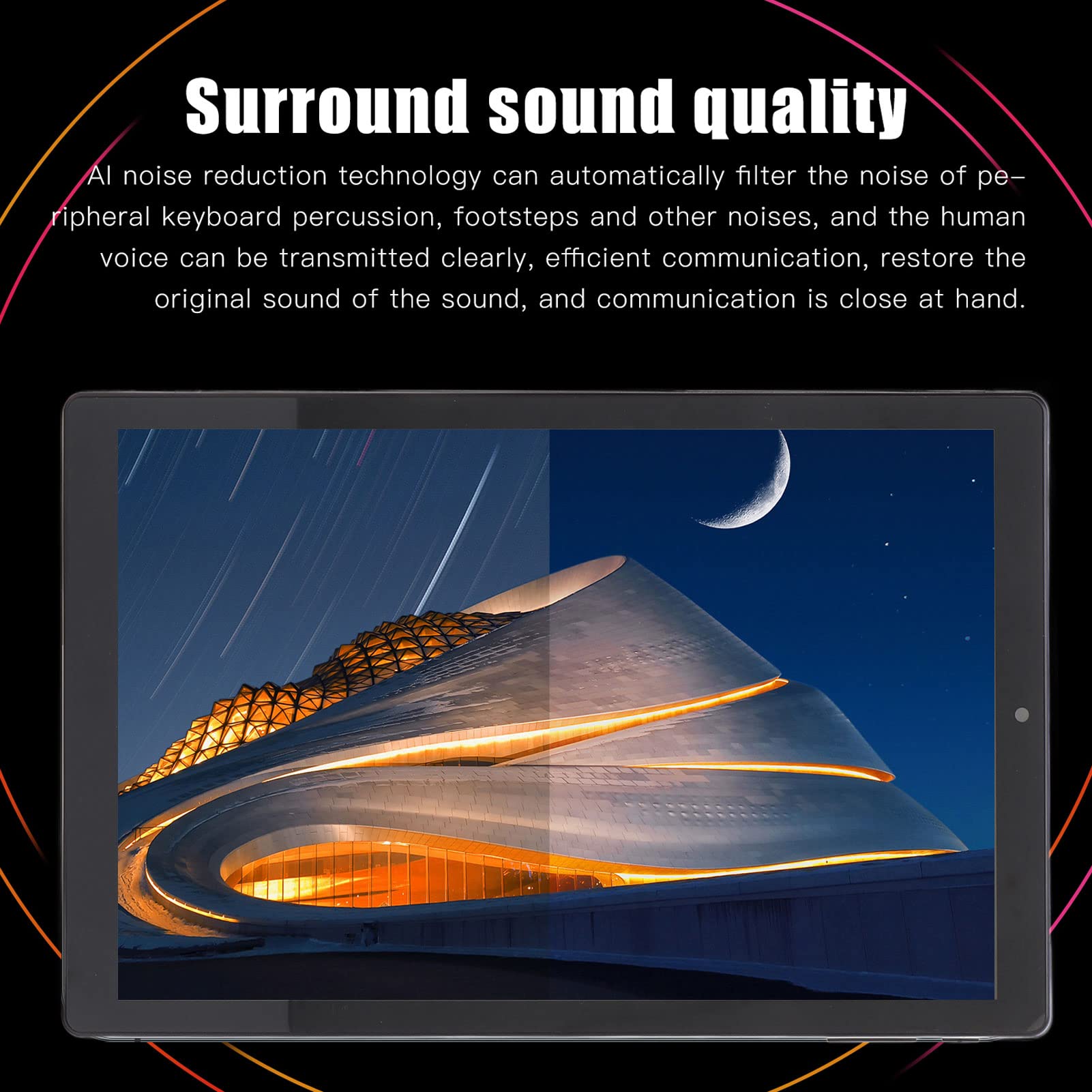 10,1-calowy srebrny tablet, ośmiordzeniowy procesor 1,5 GHz, 6 GB RAM 128 GB ROM Ekran dotykowy IPS 1960 X 1200, podwójny aparat 5M 13M, bateria 5800 mAh, obsługa wielu języków(EU)