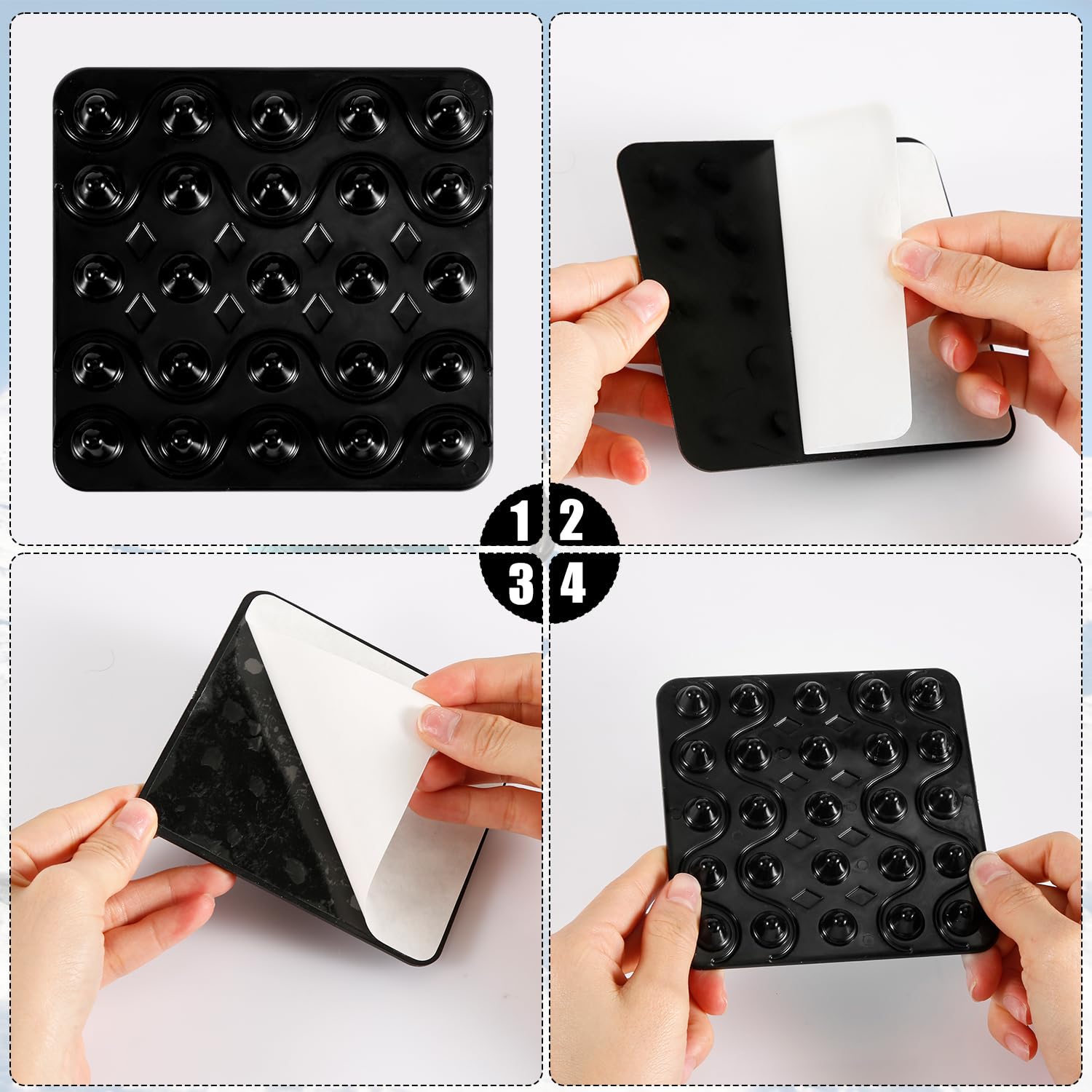 Stomp Pad Per Snowboard - 2 Pezzi Antiscivolo Autoadesivi - Foto 12