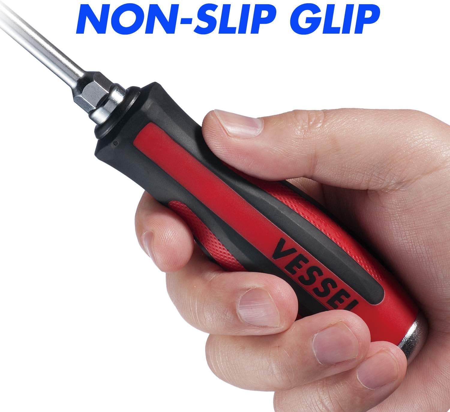 VESSEL MEGADORA Tang-Thru Screwdriver +2x100 (4") 930P2100
