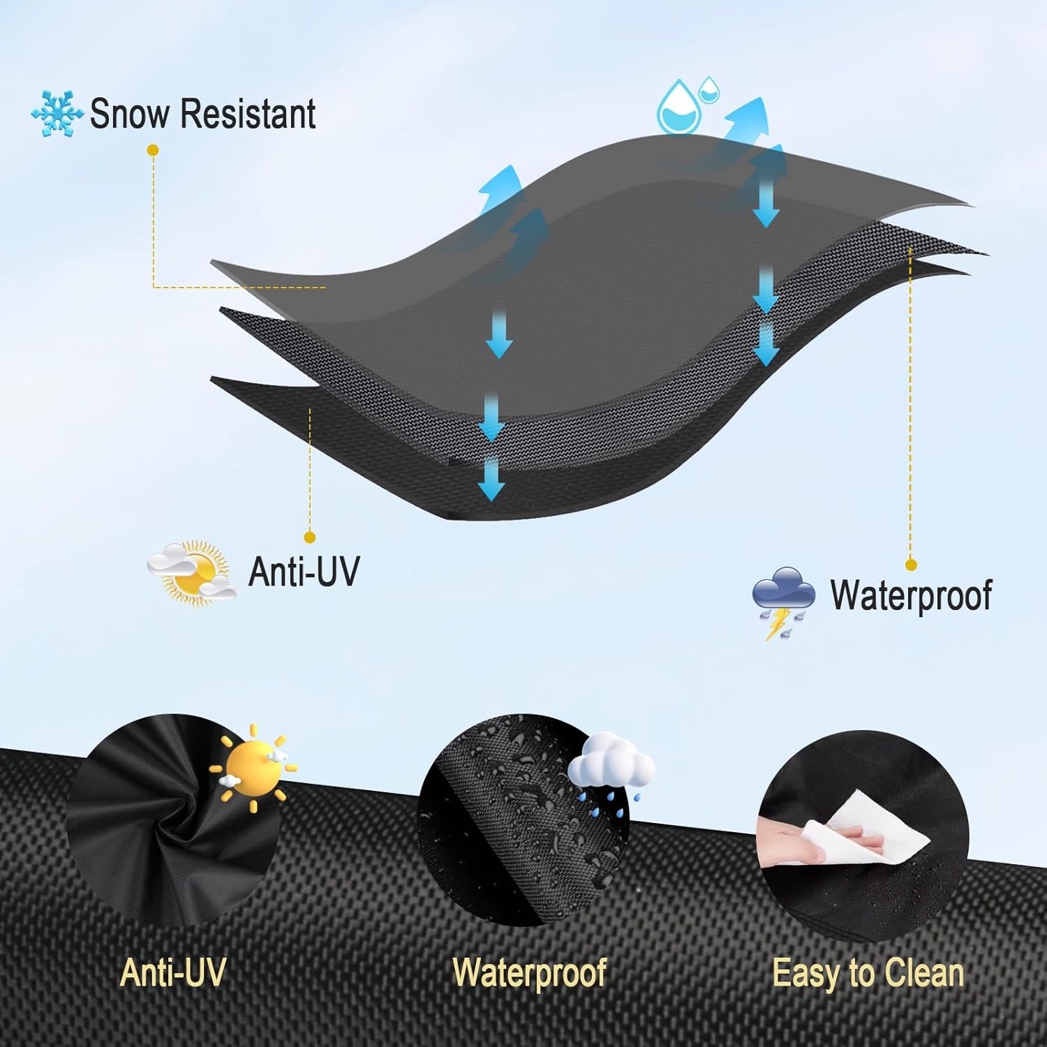 Engine Driven Welder Cover Compatible with Miller Welder 230/265/325/225, 600D Heavy Duty Waterproof Welder Machine Cover with Storage Bag, Lincoln Welder Covers with Buckles, Black