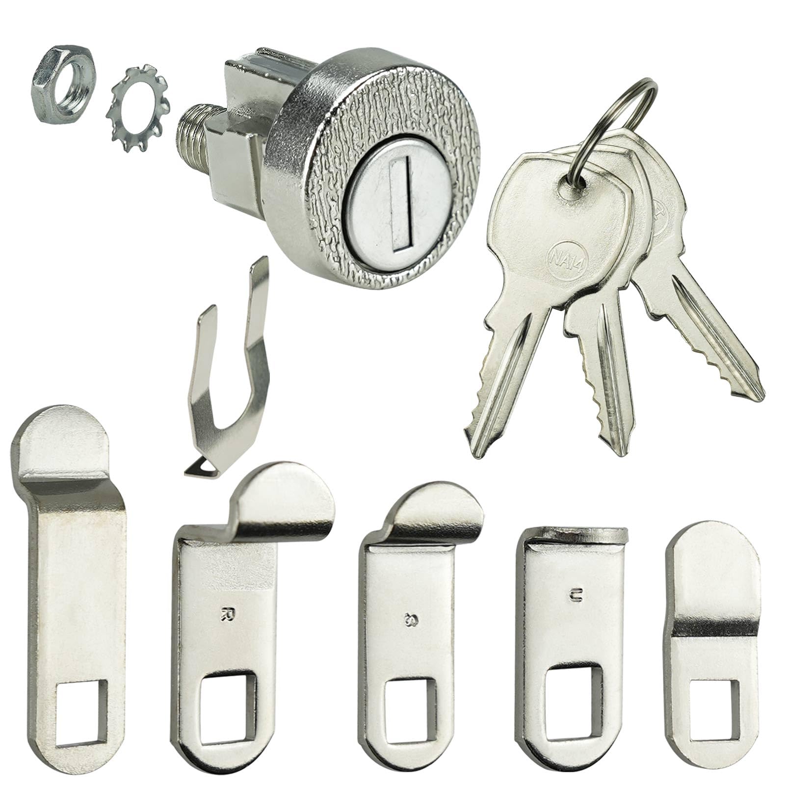 1-Pack Mailbox Lock and Key for L-1172C COMP-X National Mailbox Lock C9100