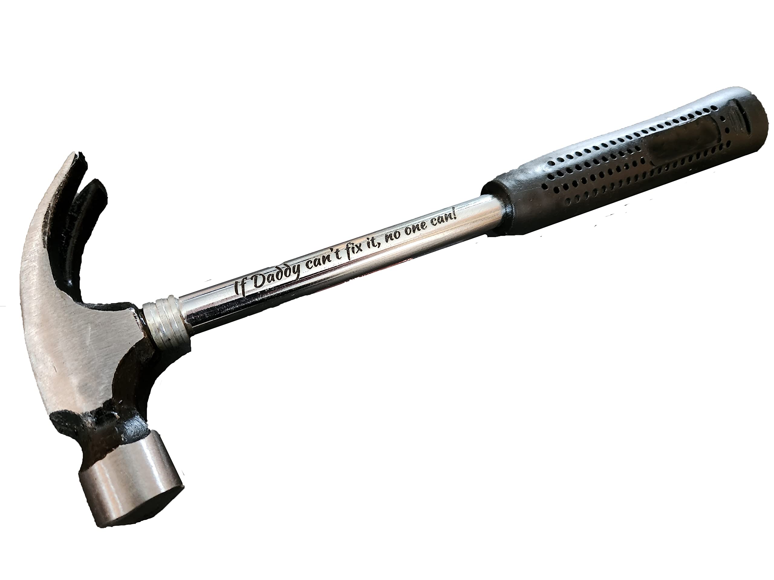 Personalised 8oz Claw Hammer. Any Wording You Wish! Laser Engraved Customisable Gift!