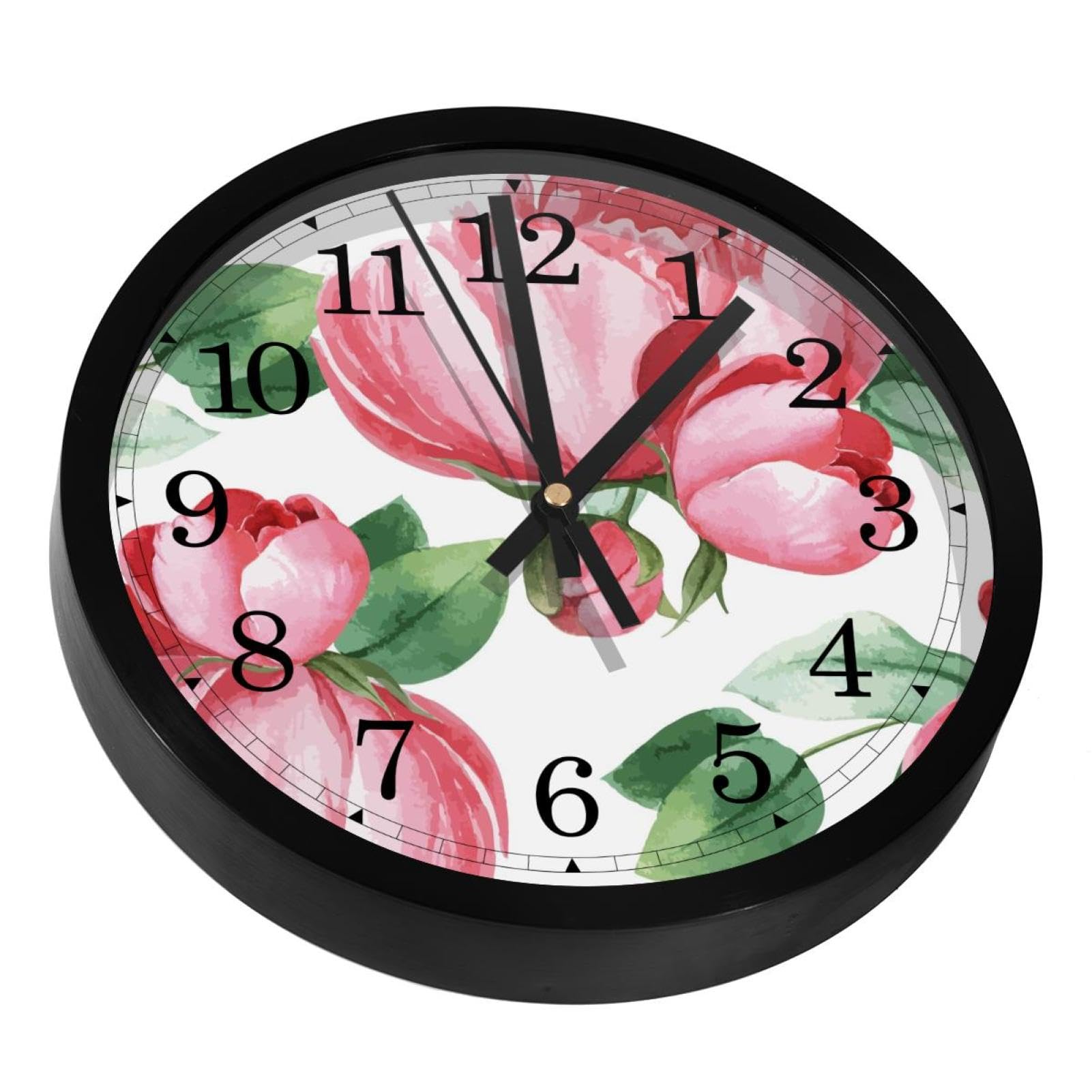 Horloge murale silencieuse à piles pour une chambre apaisante