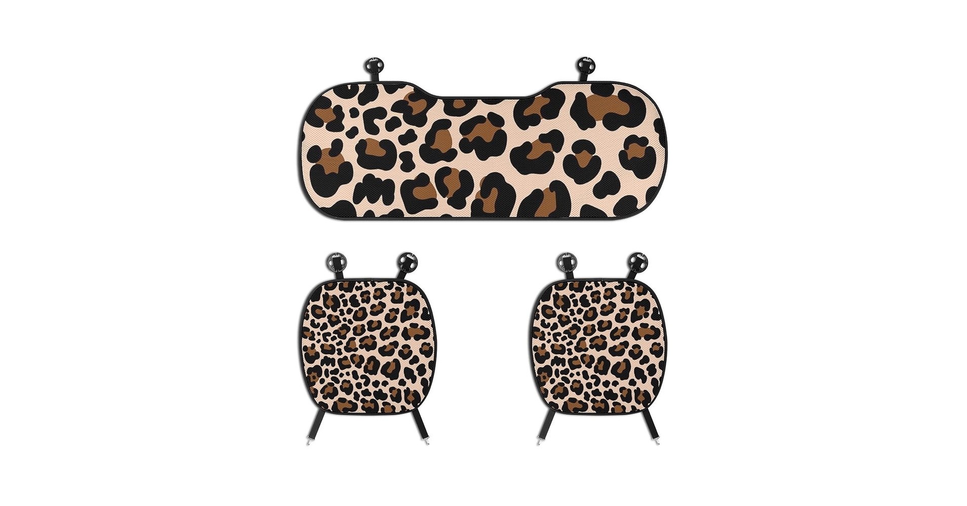 Amazon.co.jp: カーシートクッション 豹柄 ヒョウ柄 車用冷感