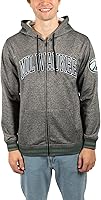 Vista 27 de Ultra Game Sudadera con capucha y cremallera completa oficial de la NBA para hombre