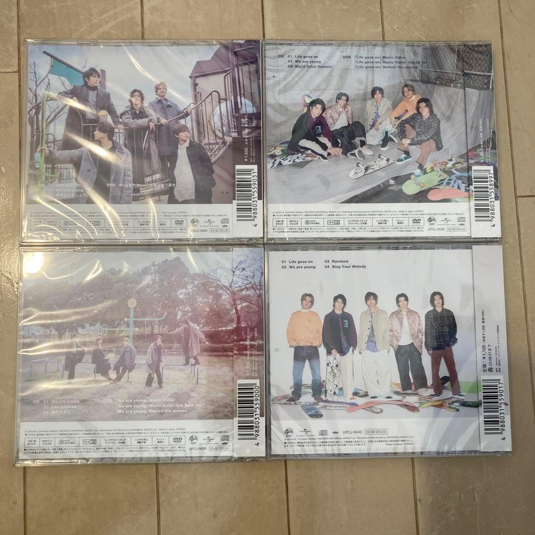 キンプリ Life キンプリ Life goes on/We are young 4形態+特典 goes on⁄