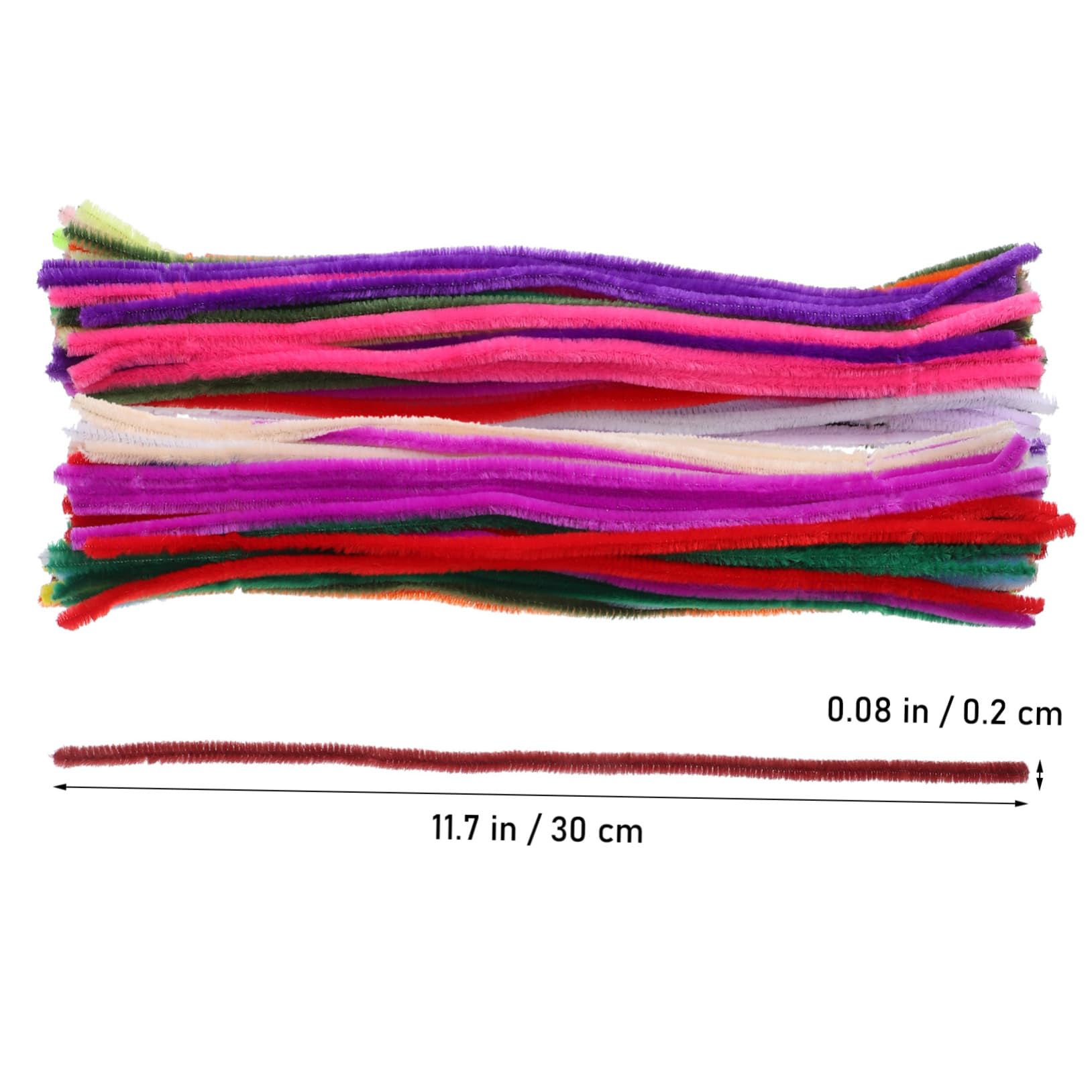 ARTIBETTER Material Pack 400 Pcs Pipe Cleaners Craft Fuzzy Sticks Assorted Colors Bendable DIY Craft Supplies