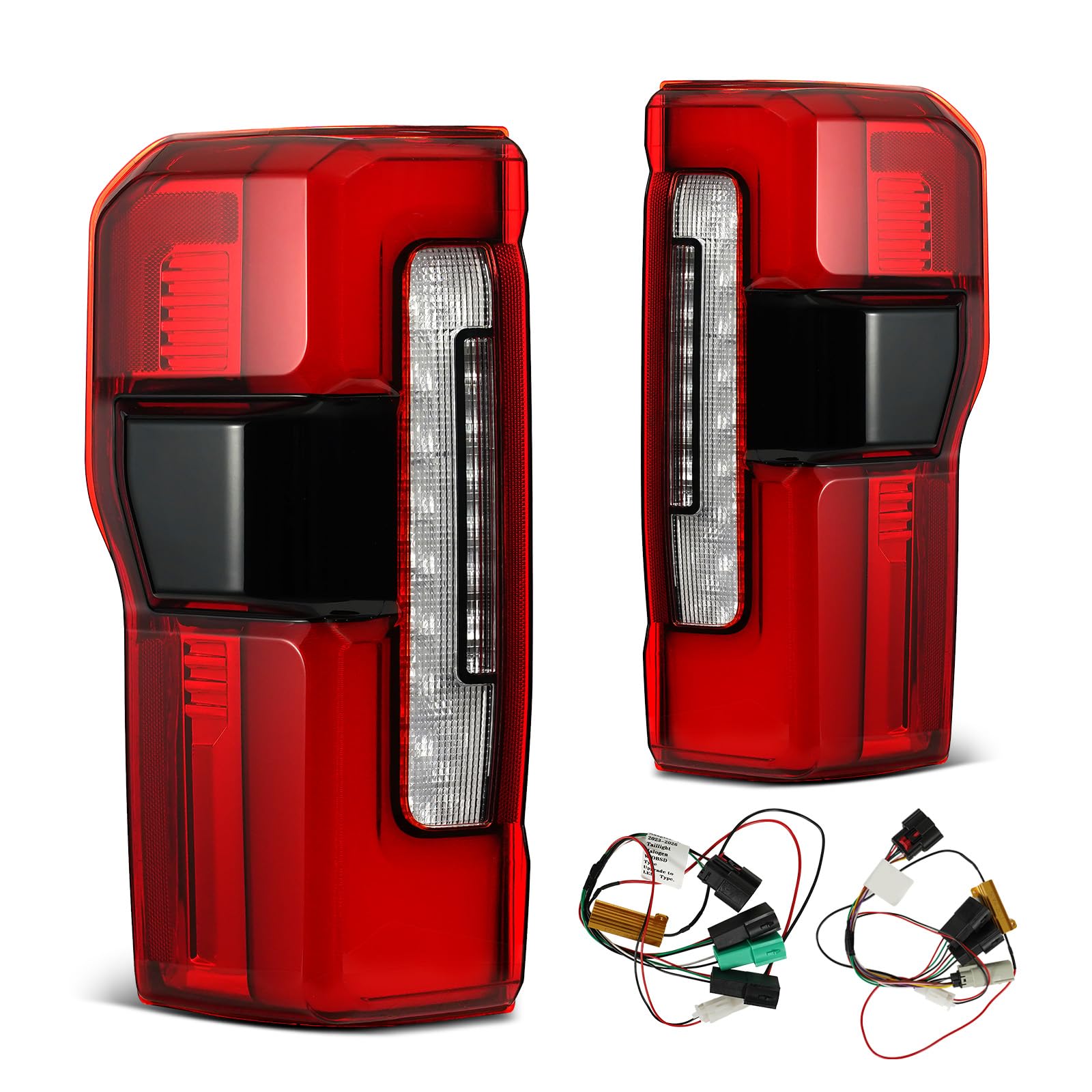 Upgrade LED Tail Liaht Fit for 2023-2026 Ford F250 F350 Super Duty