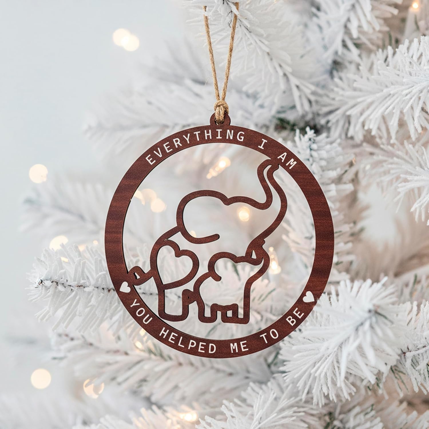 Mothers Day Elephant Suncatcher, Elephant Gifts for Mom, First for Daughter, Young Mom Gift, Easter Basket Gift for Mom, Window Decor and Meaningful Keepsake - Image 7