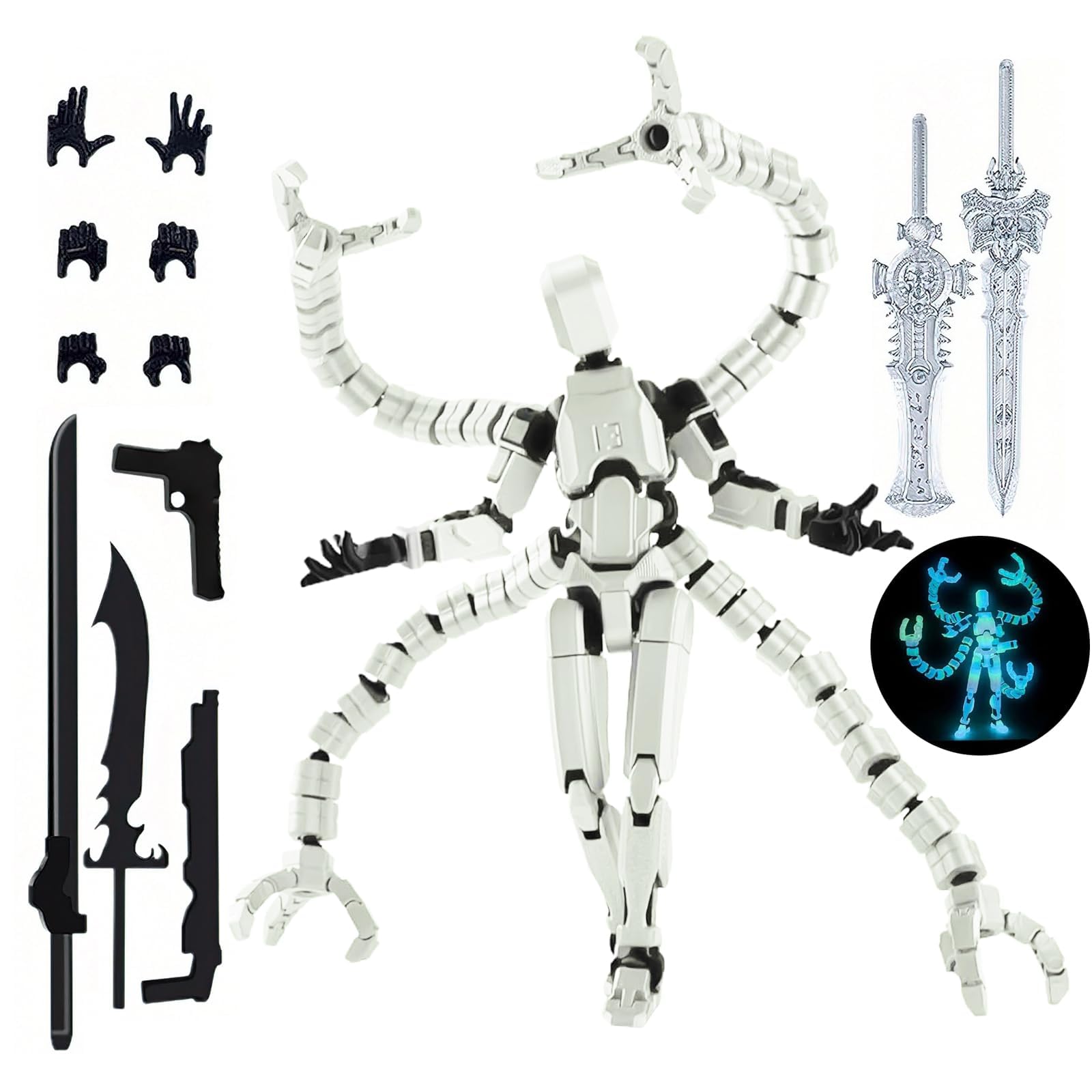 T13 Action Figure Set Already Assembled for Adult, 3D Printed