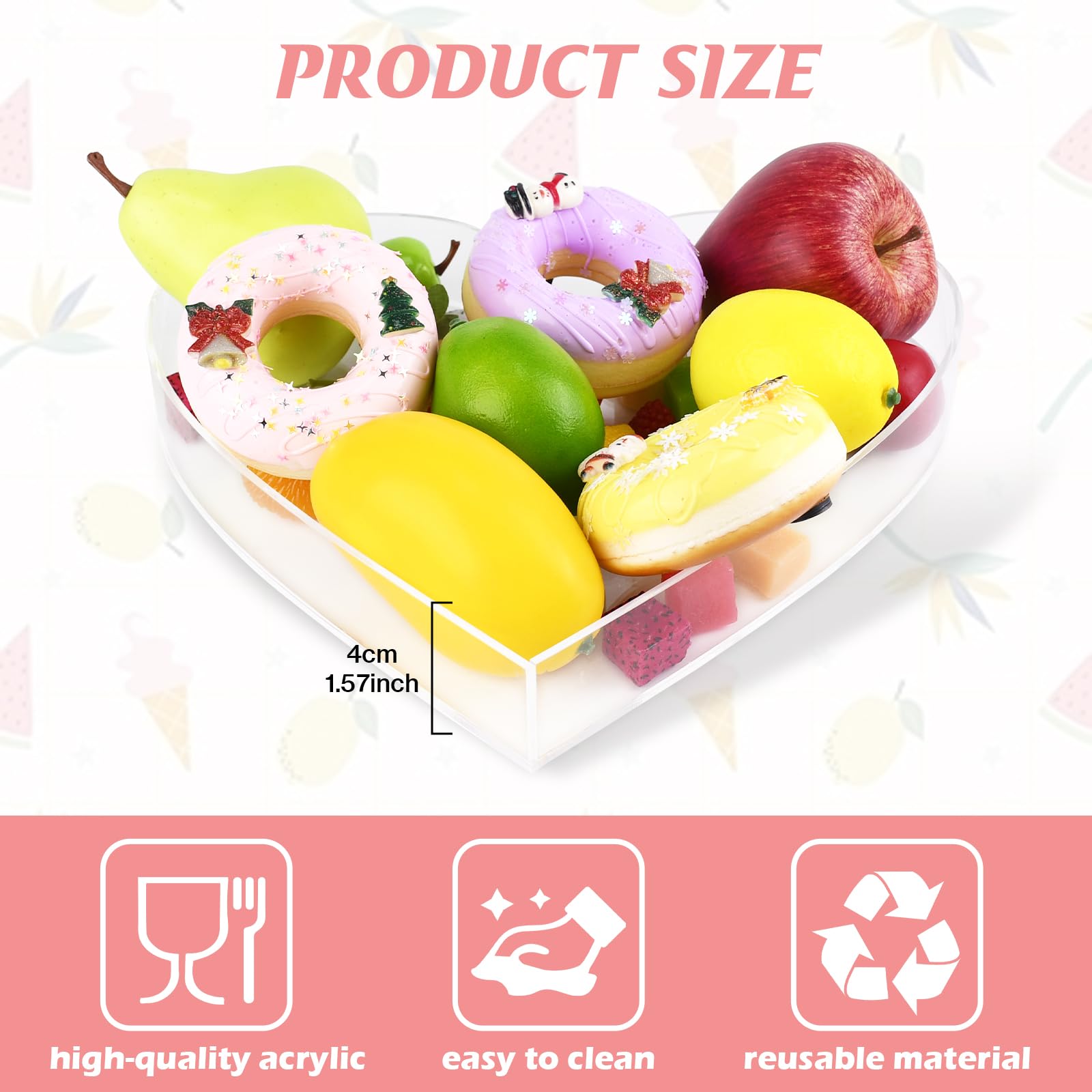 Happy Easter Plastic Serving Tray 14