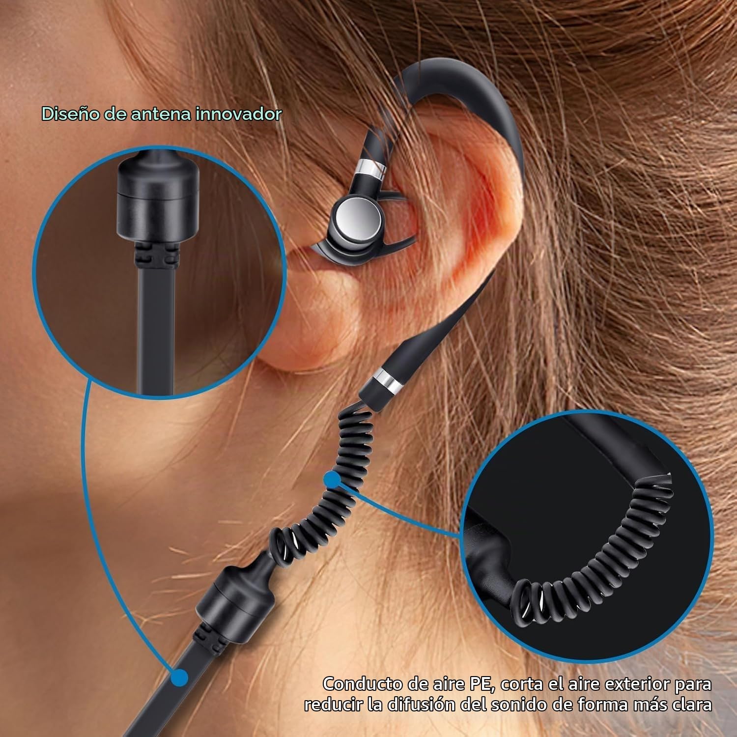 SMP Super Mini Walkie Talkie Profesionales, Radio Portátil de Dos Vías con Transmisor FM para Restaurantes, Deportes al Aire Libre, Supermercados, Lugares de Trabajo, PMR446, 16 Canales CTCSS DCS