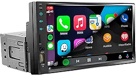 MULTIMÍDIA MP5, 1 DIN TELA DE 7' FULL TOUCH, FM, USB, SD CARD, AUXILIAR, BLUETOOTH, ESPELHA ANDROID E IOS, CARPLAY E ANDROID AUTO VIA FIO