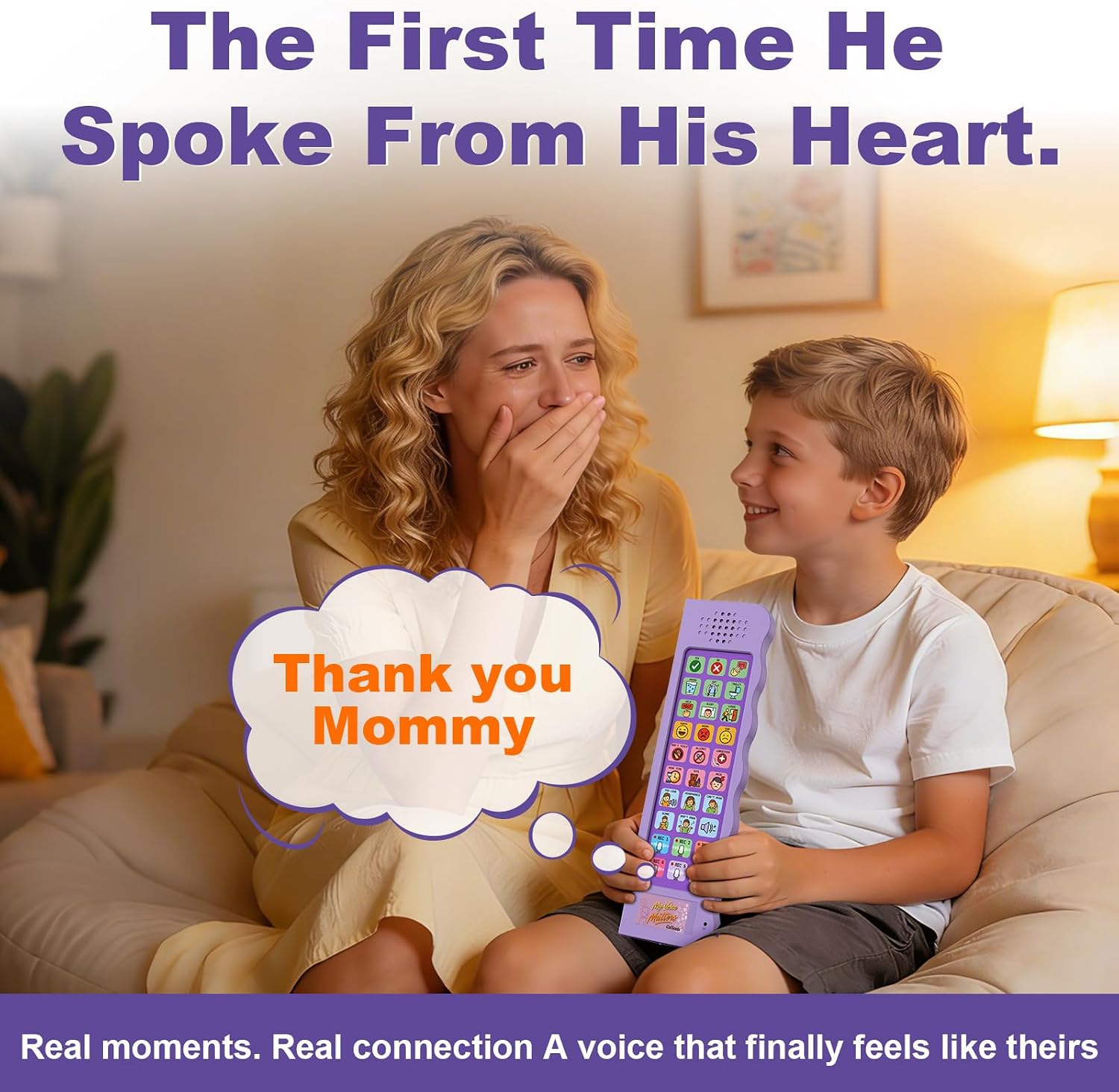 AAC Device for Autism, Communication & Talking Aid for Nonverbal Kids & Adults, 23 Preset + 6 Recordable Buttons, Color-Coded Icons, Adjustable Volume, Speech Therapy Board for Home & School image 4