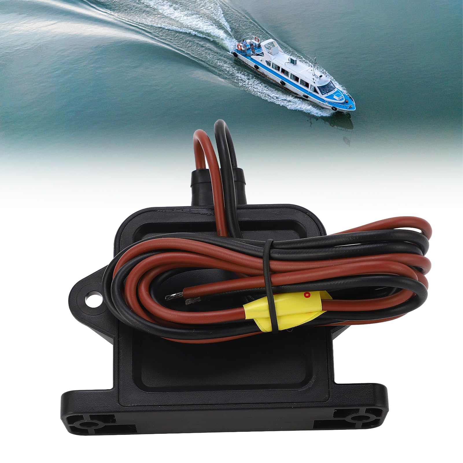 Sensor de bomba de sentina marina Alarma automática Bomba de sentina Interruptor de flotador Interruptor de sensor de nivel de agua Aparato de alarma para yates Bomba de 24V