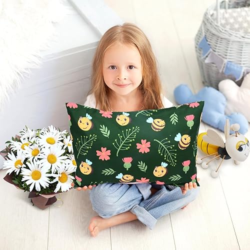 Miniatura 15 de Fundas de almohada para niños pequeños, paquete de 2 fundas de almohada para almohadas de 13 x 18 pulgadas o 12 x 16 pulgadas para ropa de cama