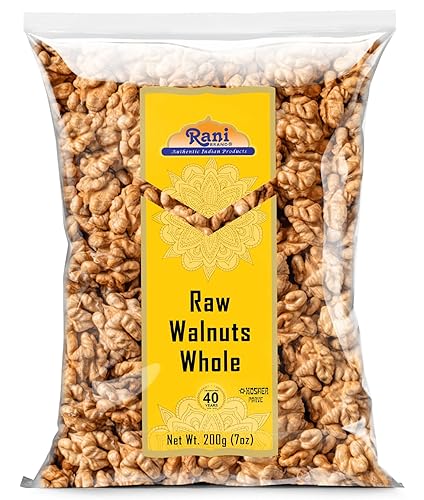 Rani - Nueces crudas, enteras de 7 onzas (7.05oz), totalmente naturales, veganas, aptas para gluten, producto fresco de Estados Unidos