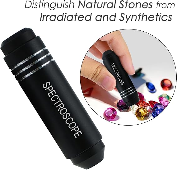 Diffraction Spectroscope, Pocket Grating Gemological Spectrometer for Quick Gemstone Identification and GIA Use