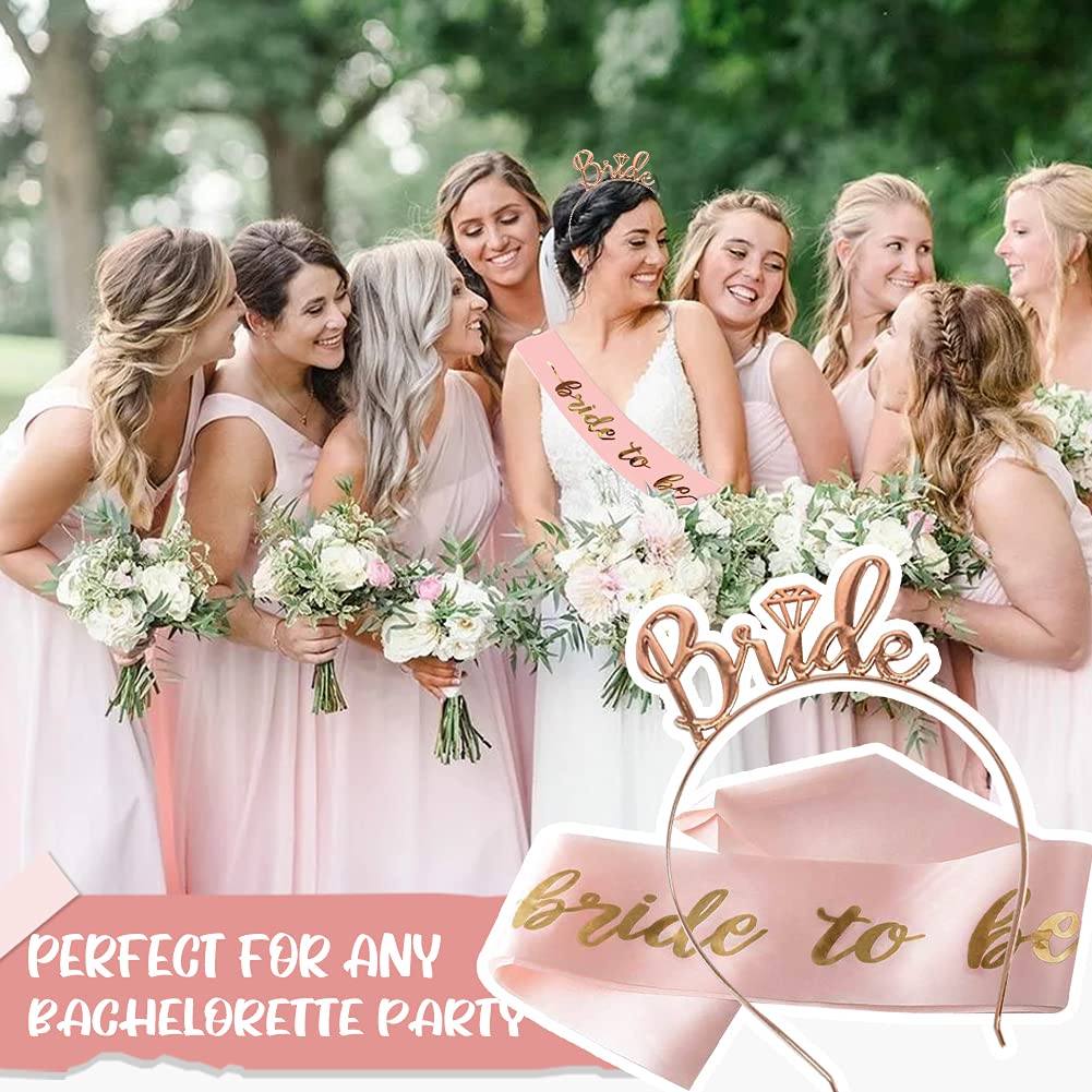 Bymivofun 7 Pcs Ceintures JGA, Bride To Be Team Bride Sash Set, Accessoires De Fête De Poule, Pour Enterrement De Vie De Jeune Fille, Mariage, Douche Nuptiale