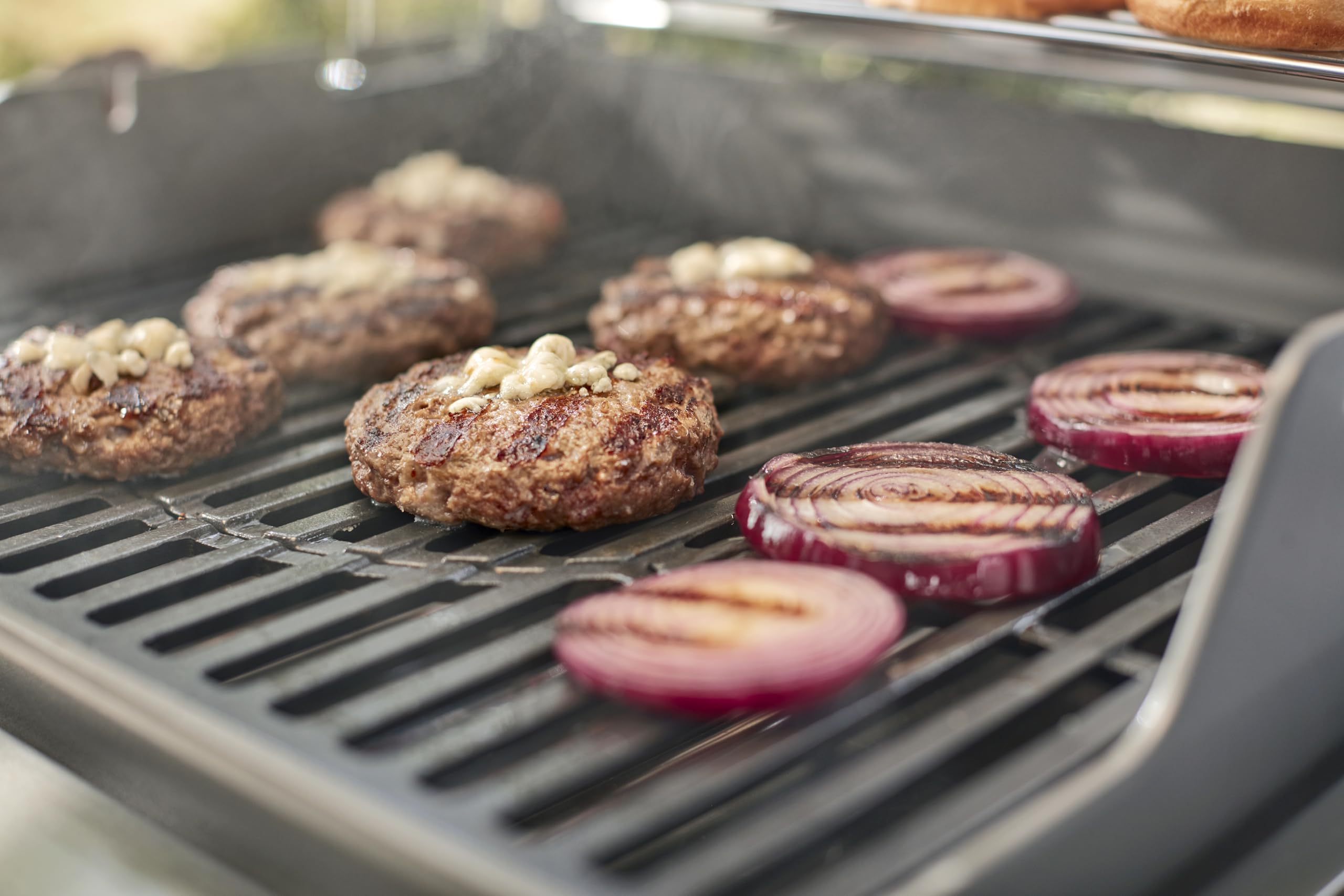 Weber Griglie di Cottura per Spirit Serie 200 e 300 (dal 2025) e Serie 200 (Prima del 2025) / in ghisa, Sistema Gourmet BBQ, Calore Uniforme, robuste e Facili da Pulire – Nero (8846)