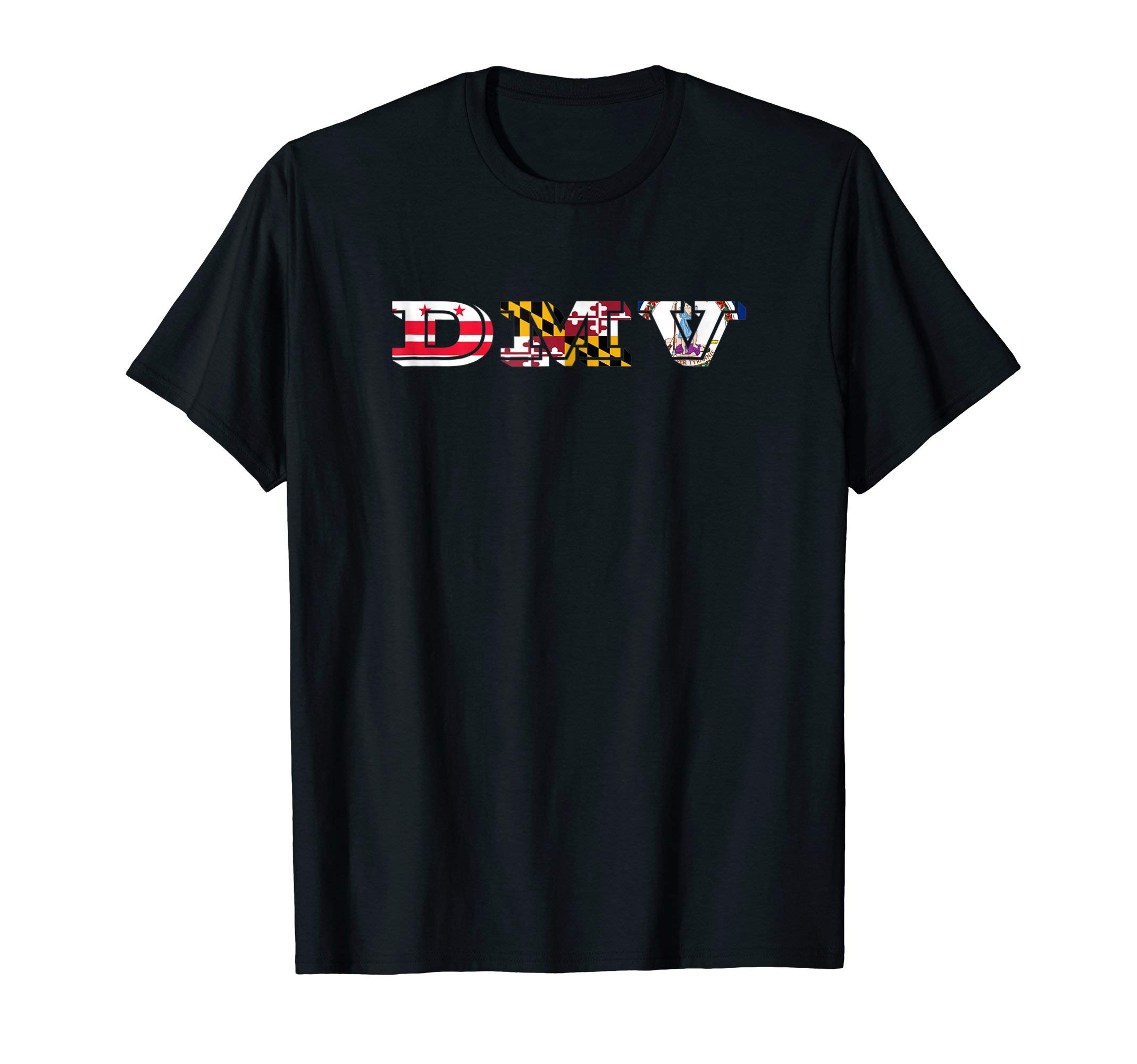 Crazy Fun Designs - TravelDMV - D.C., Maryland, Virginia - Souvenir T-Shirt T-ShirtOEKO-TEX STANDARD 100