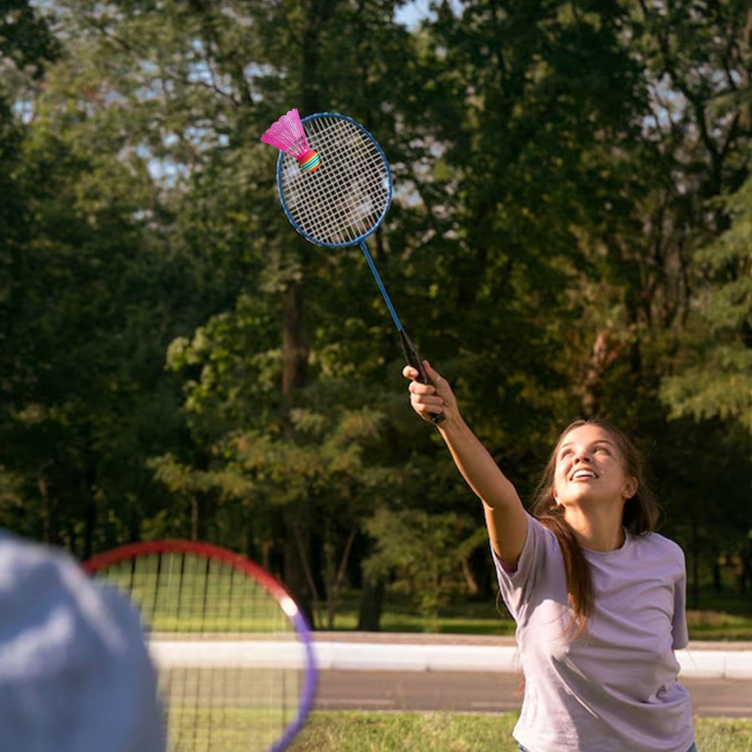 22 Pelotas De Bádminton De Plástico, Bádminton Creativo De Color, Duraderas Y Fuertes, Adecuadas para Competiciones Deportivas, Entretenimiento Y Entrenamiento.