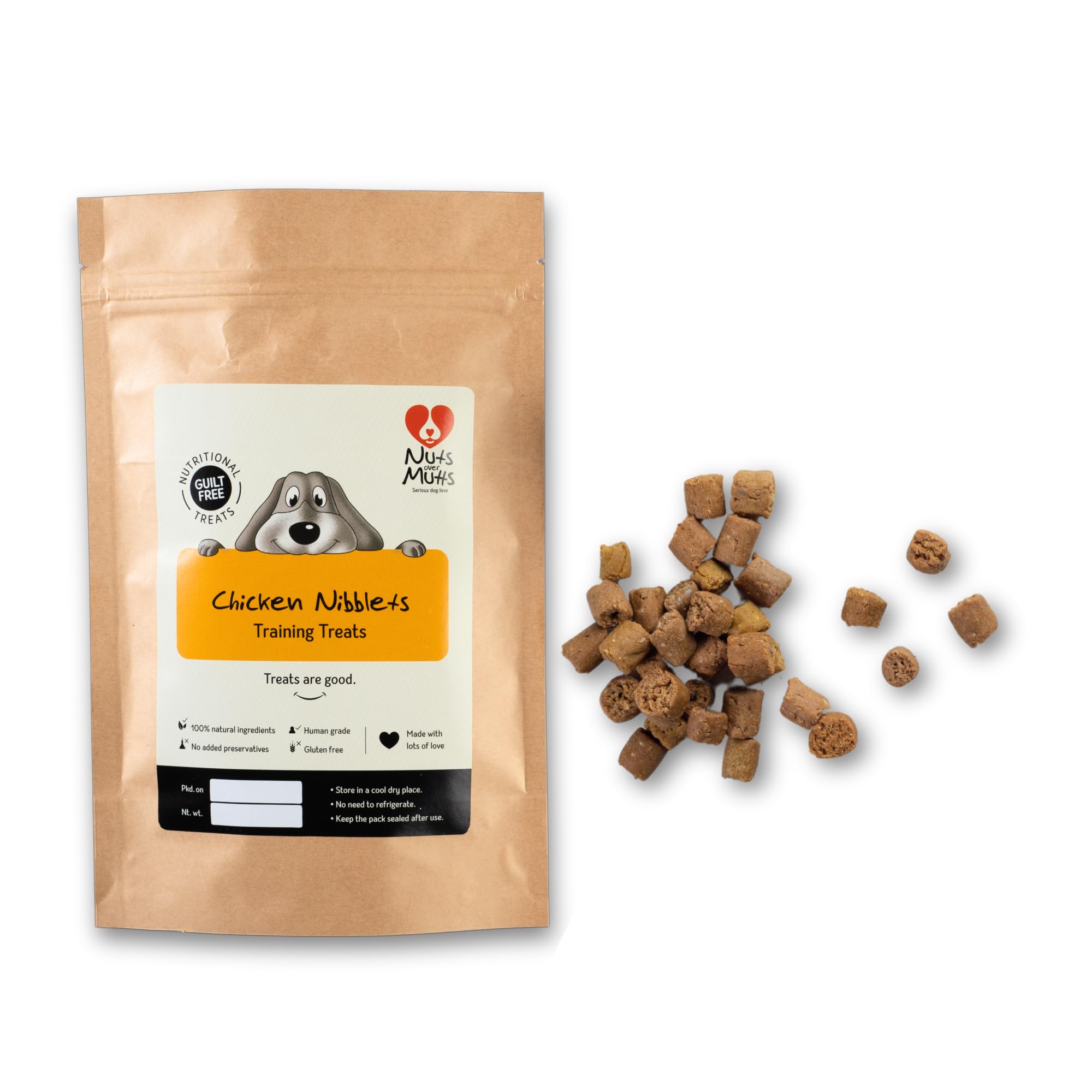 Nuts over Mutts Chicken Flavour Training Treats for Dogs, Rich in Protein, Glucosamine, and Chondroitin, Natural and Healthy, 200 gm (1 Pack) (B0CZKX3VQ7) Amazon Price History, Amazon Price Tracker
