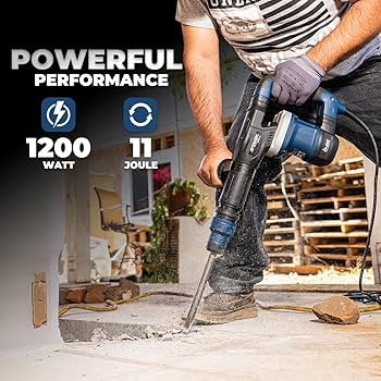 Demolition Hammer ギターピック Berserker 30-Pound Demolition Jack Hammer with 4 pc. 1-3/16