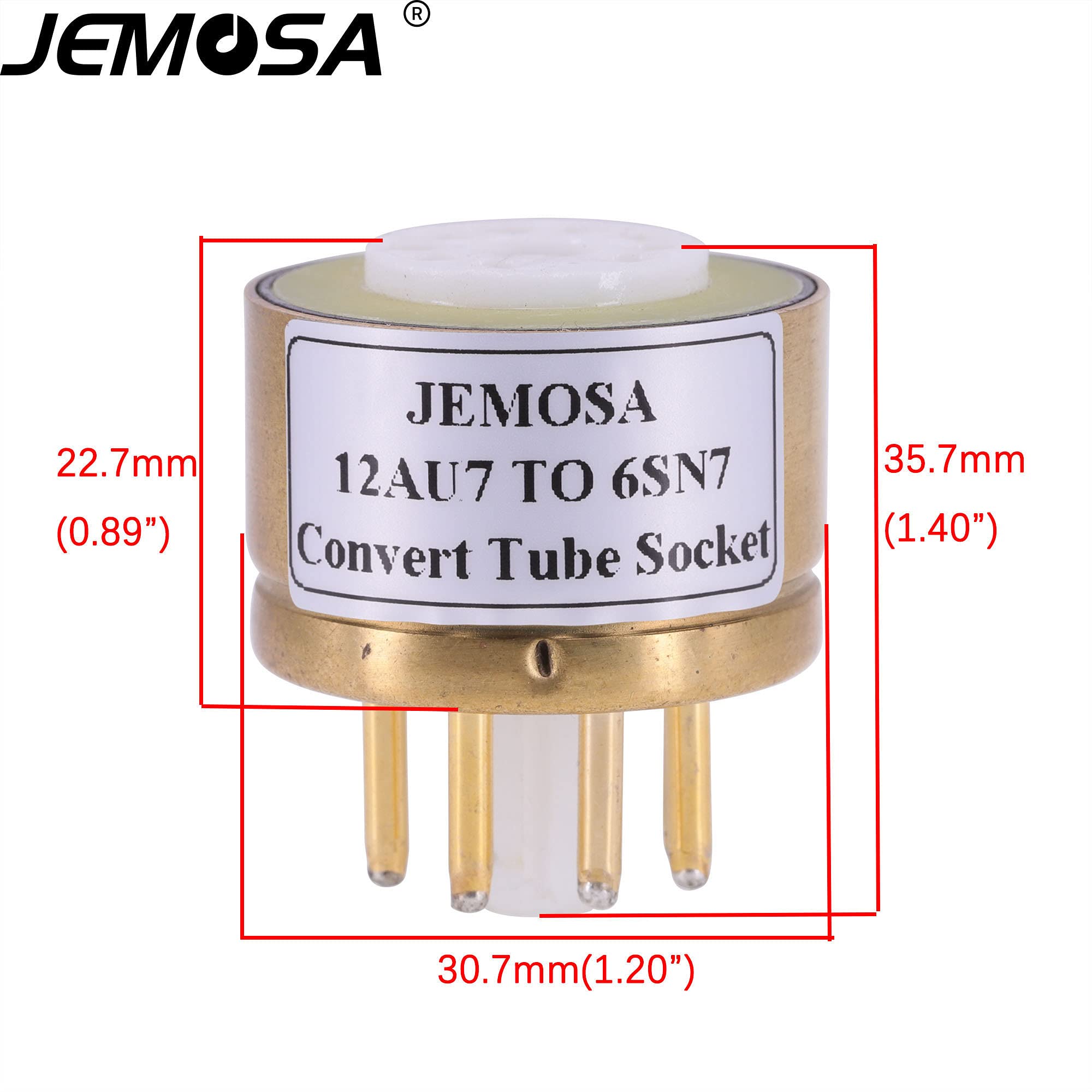 Amazon | JEMOSA 12AX7 ECC82 ECC83 12AU7 変換 6SN7 6SL7 6N8P 6N9P
