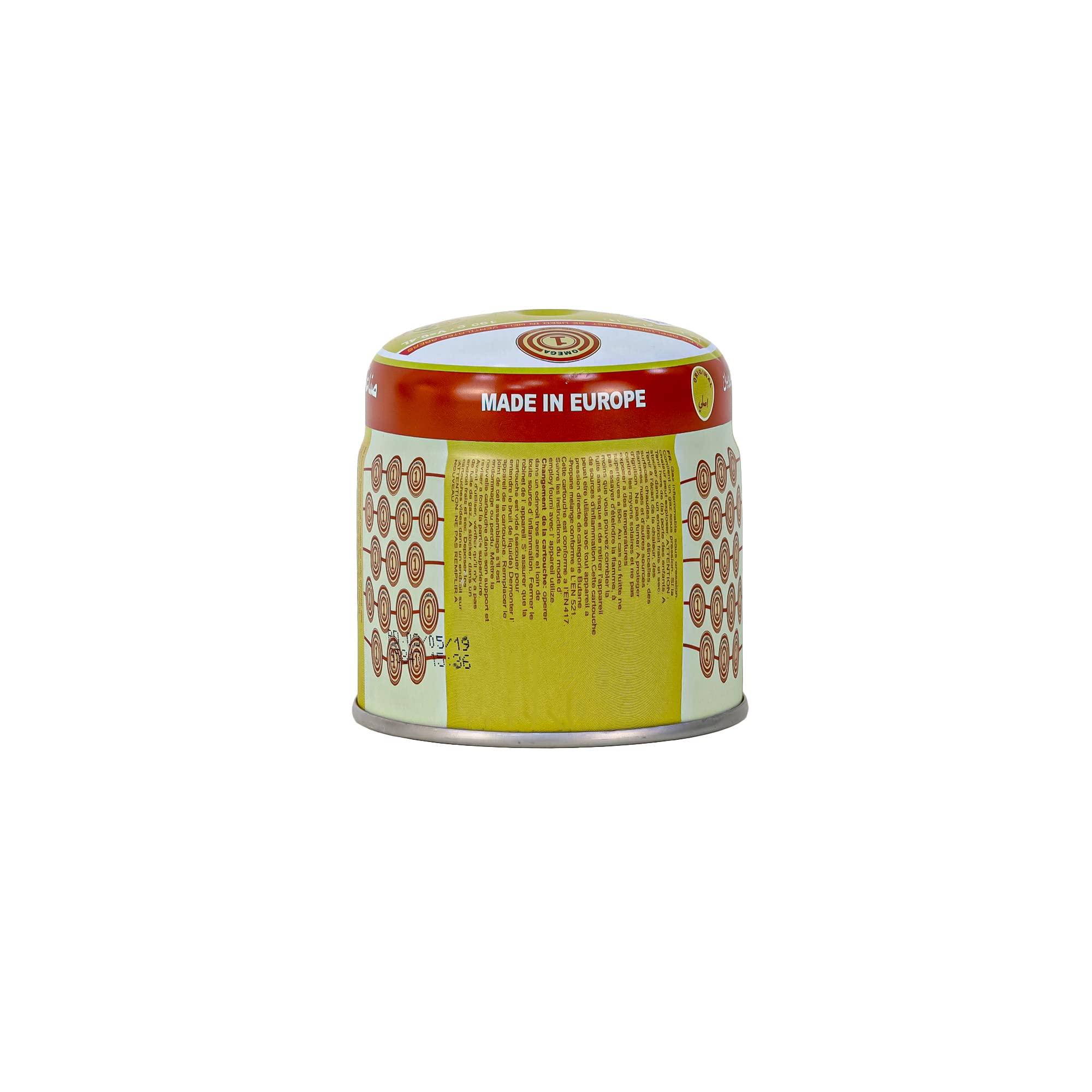 Butane Gas 190 Gram Butane 75% and 25% Propane Mixture Can Tin for Outdoor Hiking, Camping Stoves & Light, High Performance Gas Mix | Butane Gas for Stoves - 1 Piece & Pack of 6 Assorted (1)