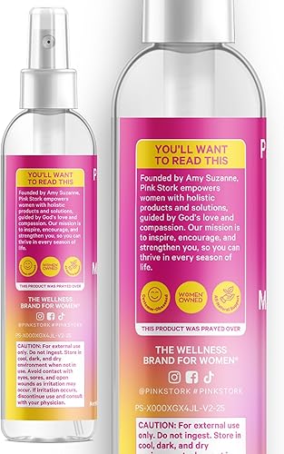 Miniatura 7 de Pink Stork Mist: Espray con magnesio para aliviar los mareos y náuseas matutinas – Promueve los niveles de energía, la calidad del sueño y más –