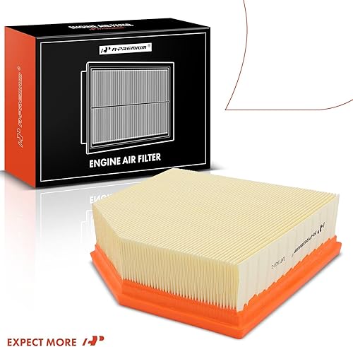 Miniatura 8 de A-Premium Filtro de aire de motor compatible con Dodge Dart 2013 2014 2015 2016, 1.4L 2.0L 2.4L, panel flexible, reemplazo # 4627127AB
