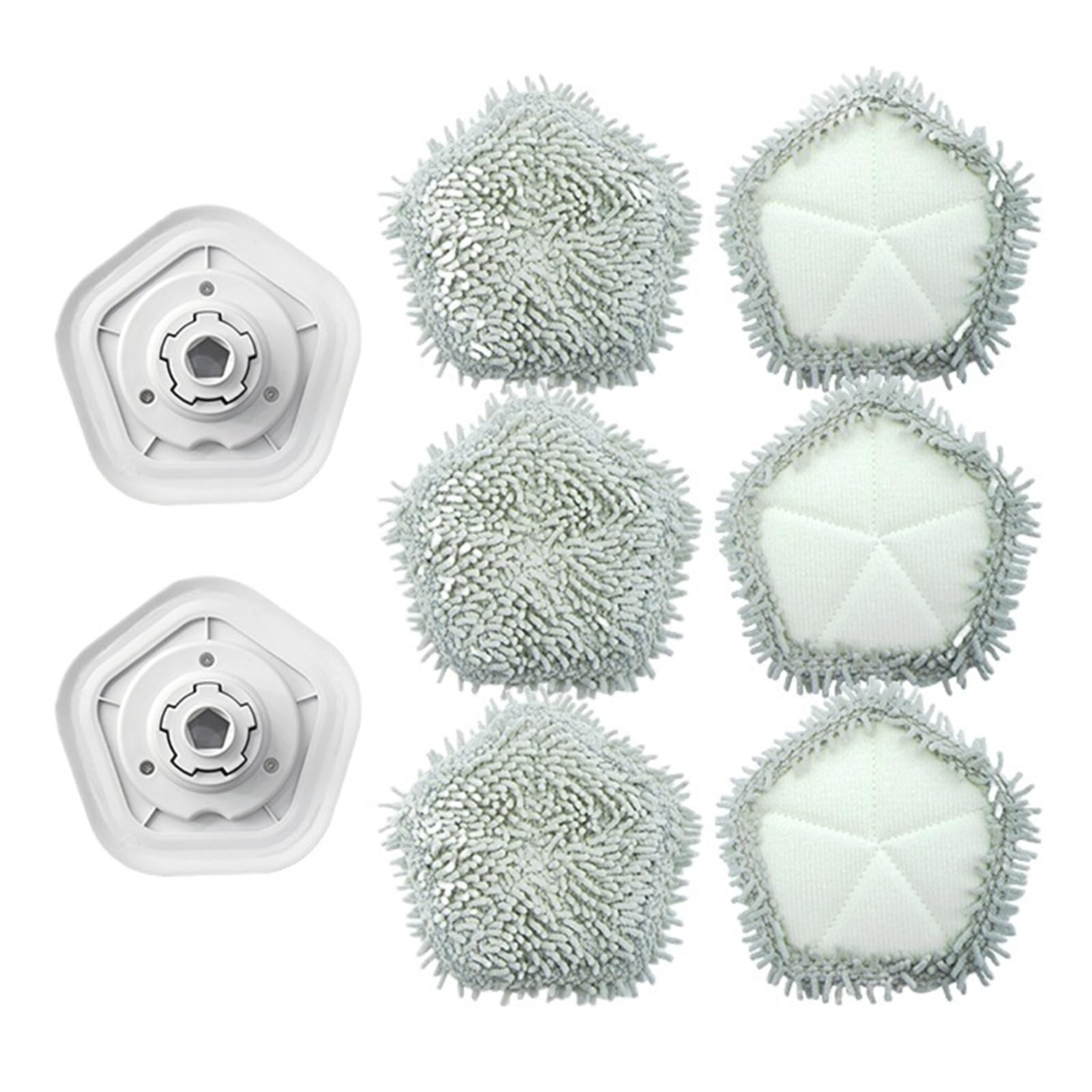 GENTERUN Compatible For Dreame，Bot W10 & W10 Pro Mop Cloth Self-Cleaning Robot Vacuum And Mop Accessories Vacuum Cleaner Mop Pad Spare Parts(8 pcs)