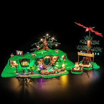 YEABRICKS LED Light for 10354 The Shire Building Blocks Model Building Set NOT Included