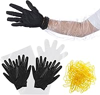 Vista 8 de Zhanmai Juego de 24 Guantes de Vestir de Campo para Ciervos, Guantes para Destripar Ciervos, Guantes de Nitrilo para Caza, Limpieza para Kit